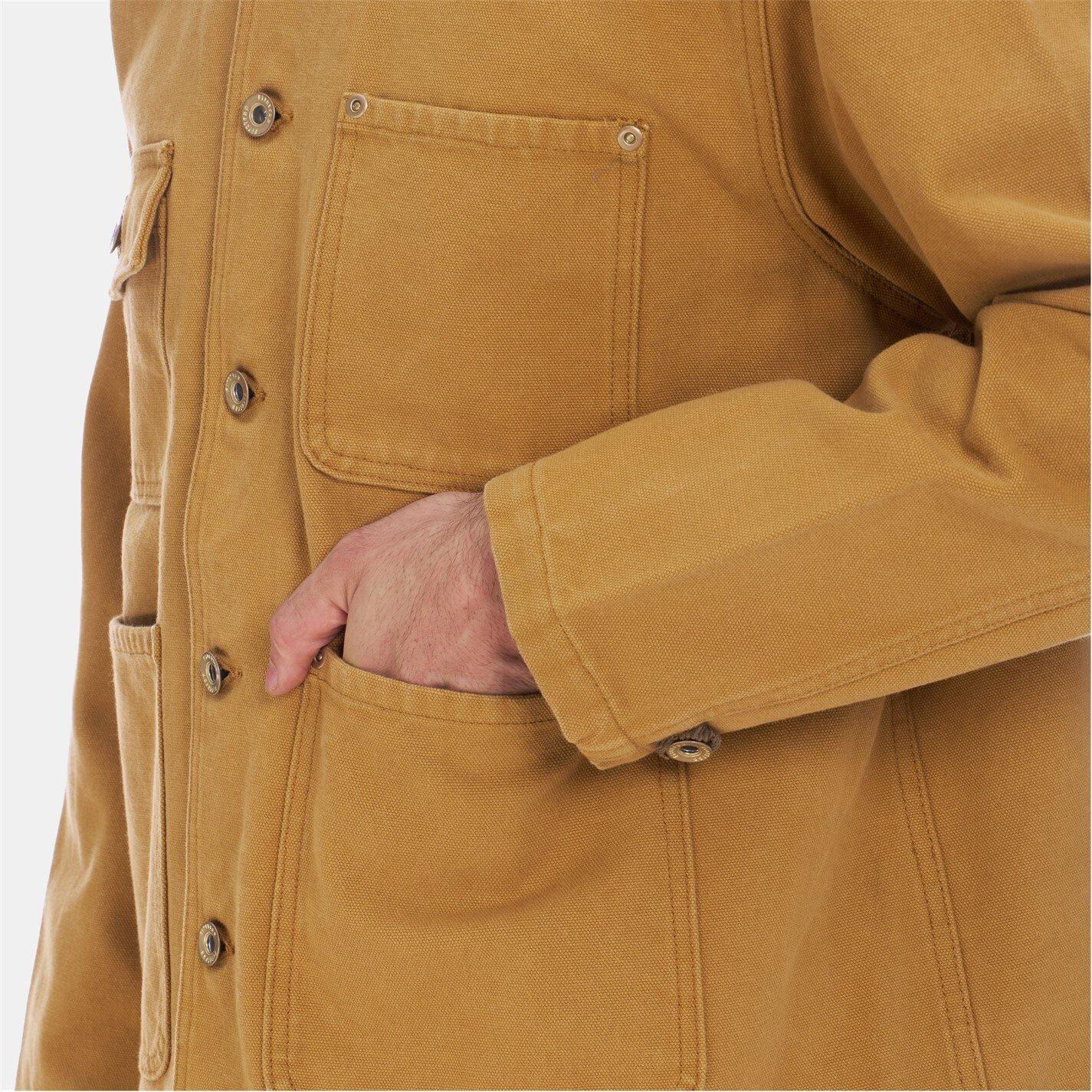 Yellow - Firetrap - Cotton Long Sleeve 4 Pocket Overshirt - 14