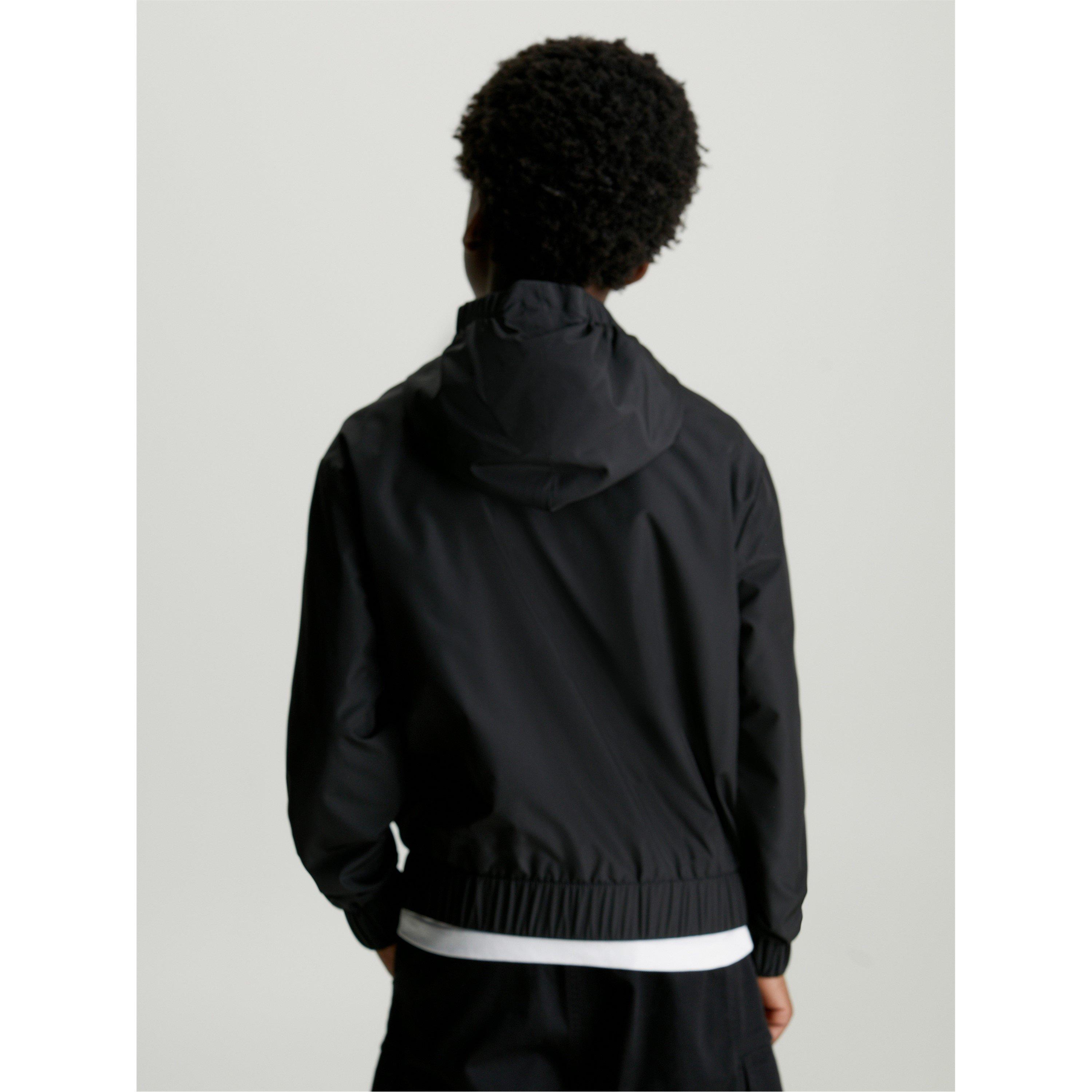 CK Black BEH - Calvin Klein Jeans - Kids' Monologo Essential Windbreaker - 4