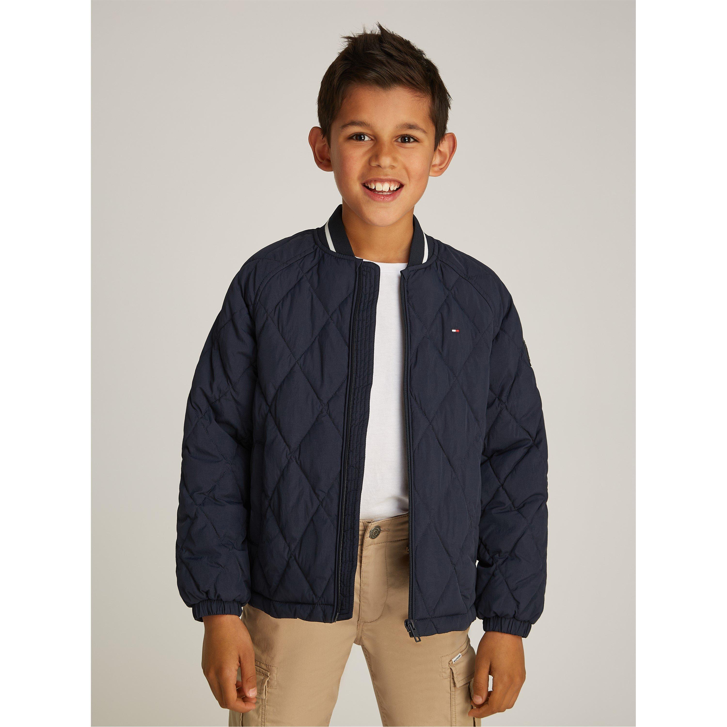Marineblauw C1G - Tommy Hilfiger - Unisex Kids' Quilted Jacket - 2