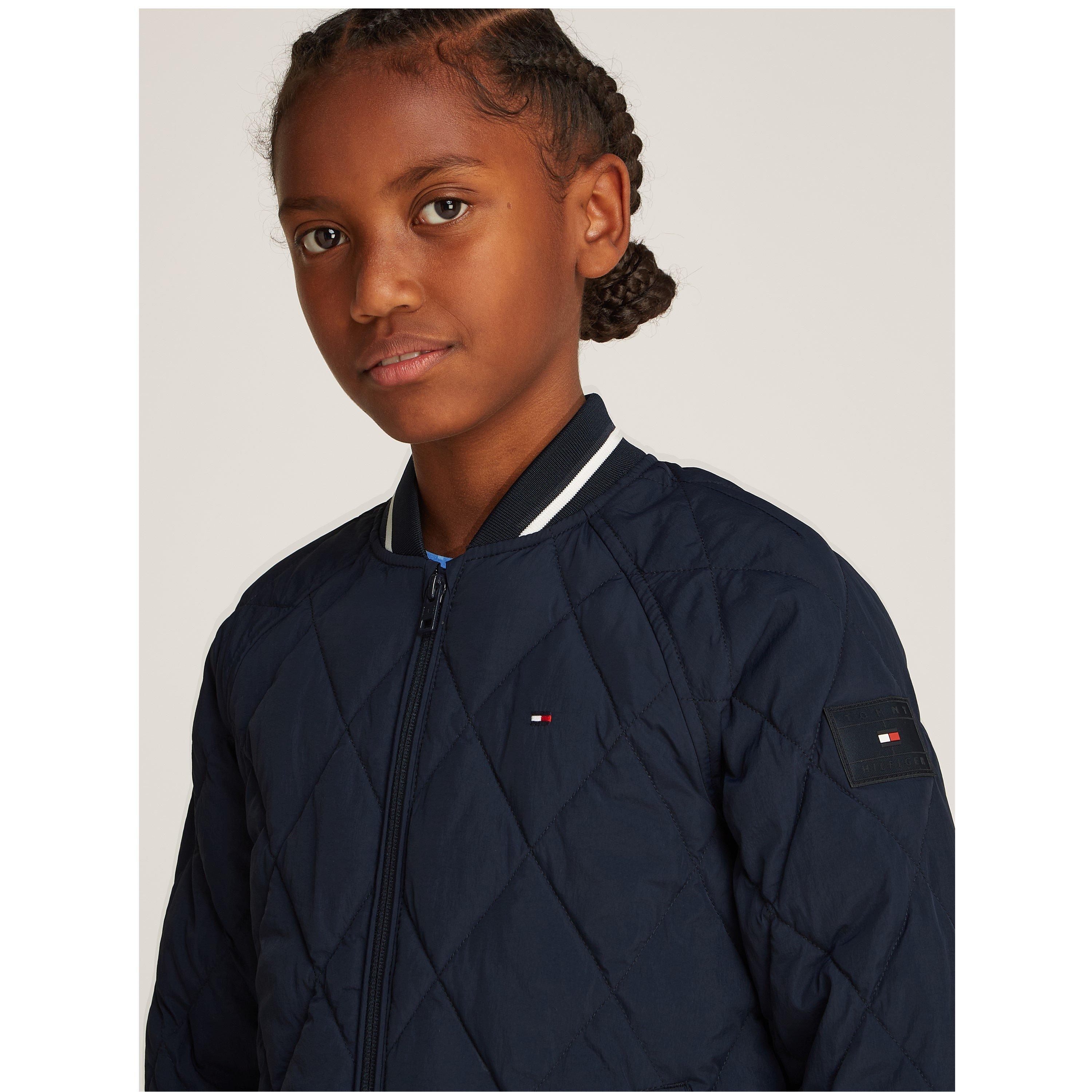 Marineblauw C1G - Tommy Hilfiger - Unisex Kids' Quilted Jacket - 3