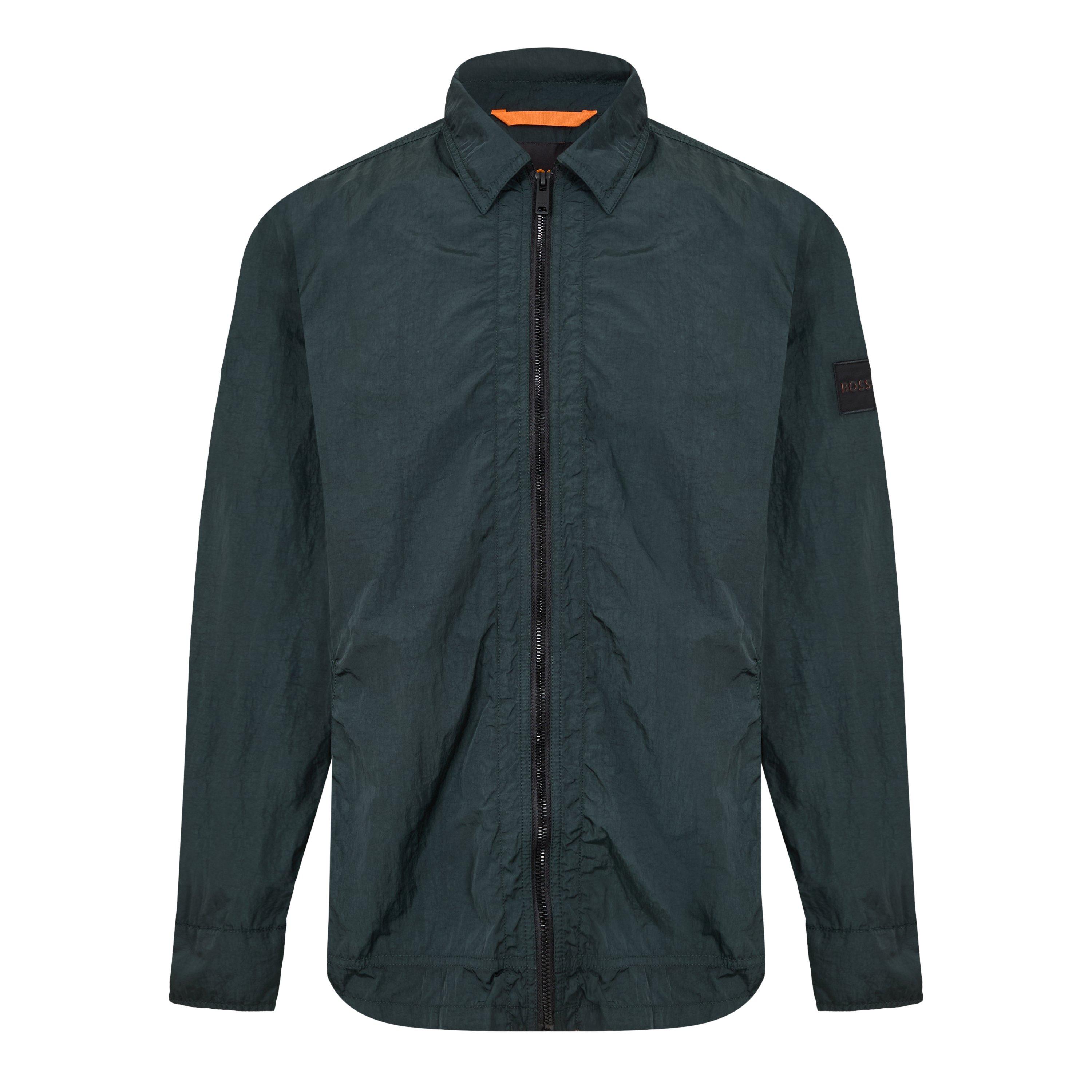 Open Green 350 - Boss - Men's Leejay1M Orange Overshirt - 1