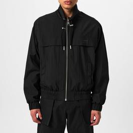 Ami Paris Logo Zipped Windbreaker