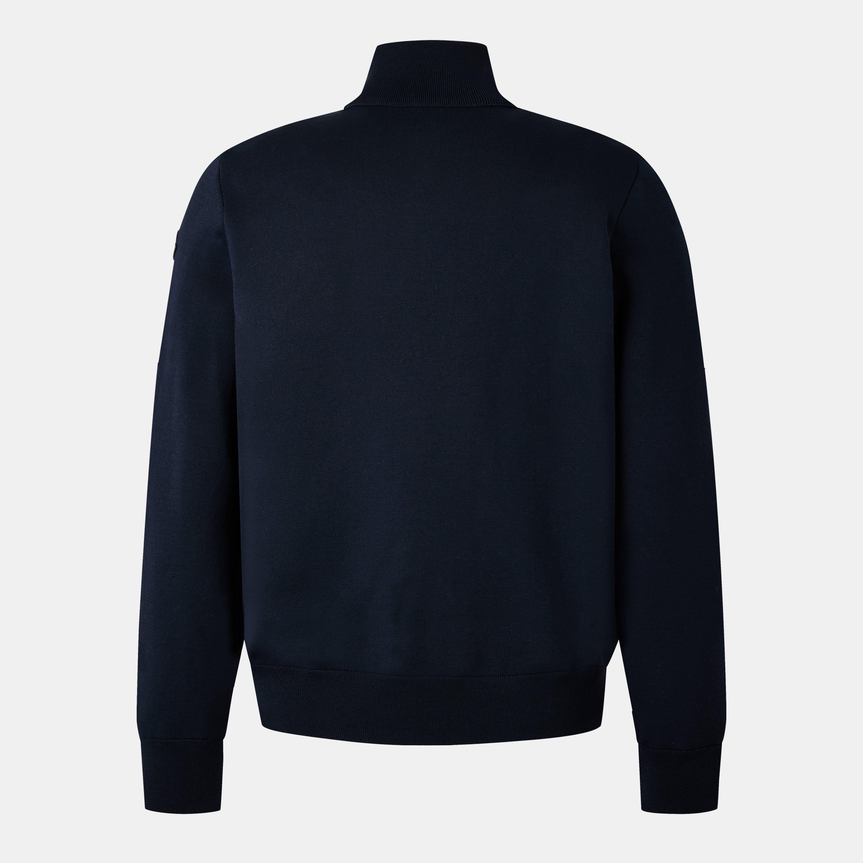 Navy 781 - Moncler - Men's Padded Cotton Down Long Sleeve Hybrid Jacket - 6