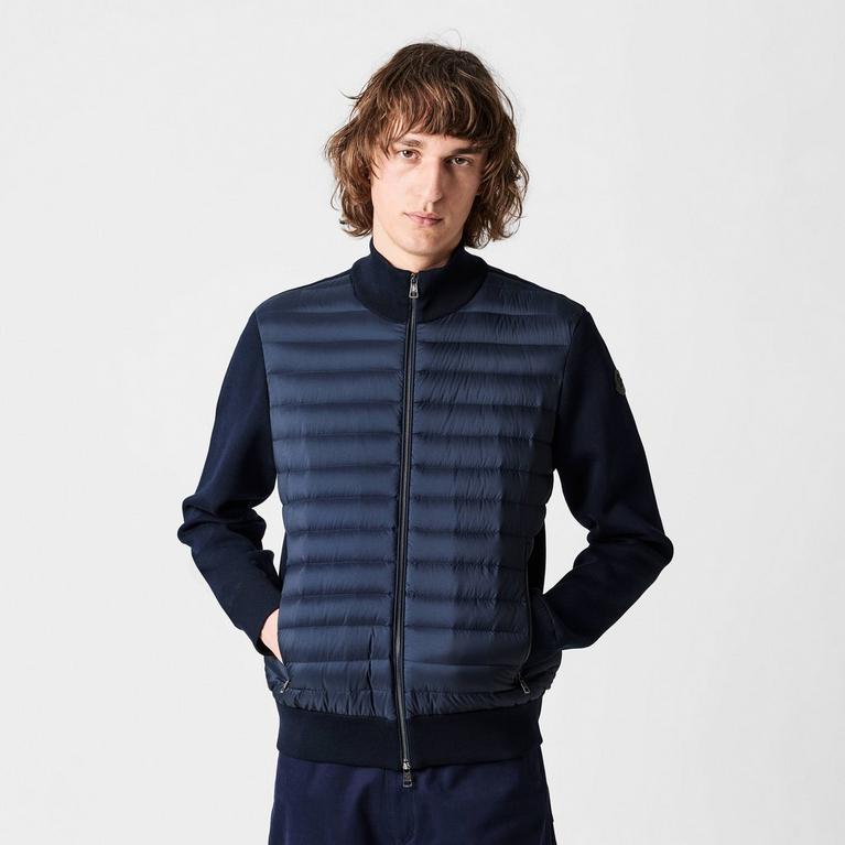 Moncler | Padded Crepe Cotton Zip-Up Cardigan | Hybrid Moncler | Padded Crepe Cotton Zip-Up Cardigan | Hybrid