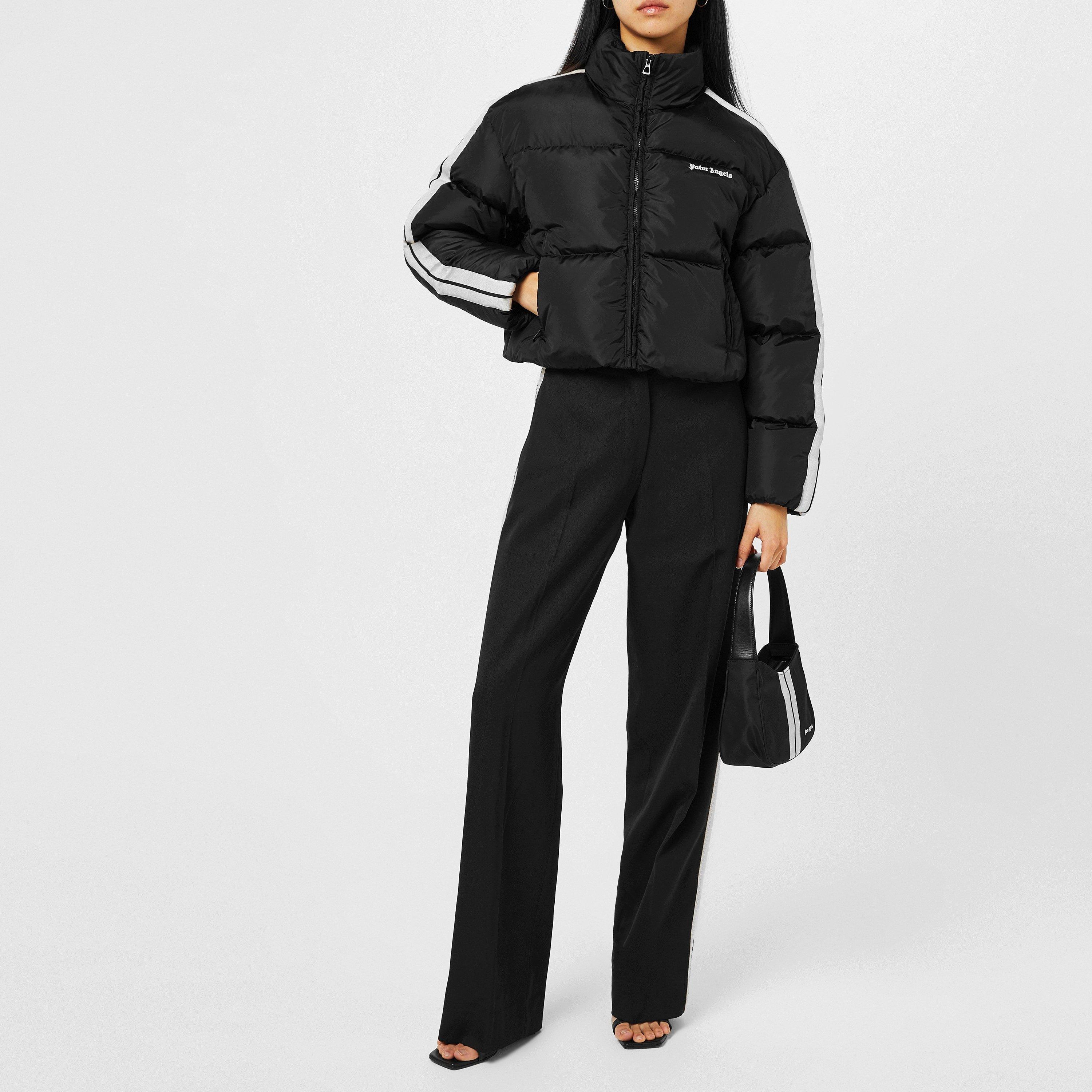 Palm Angels | Cropped Track Padded Jacket | Short Puffer