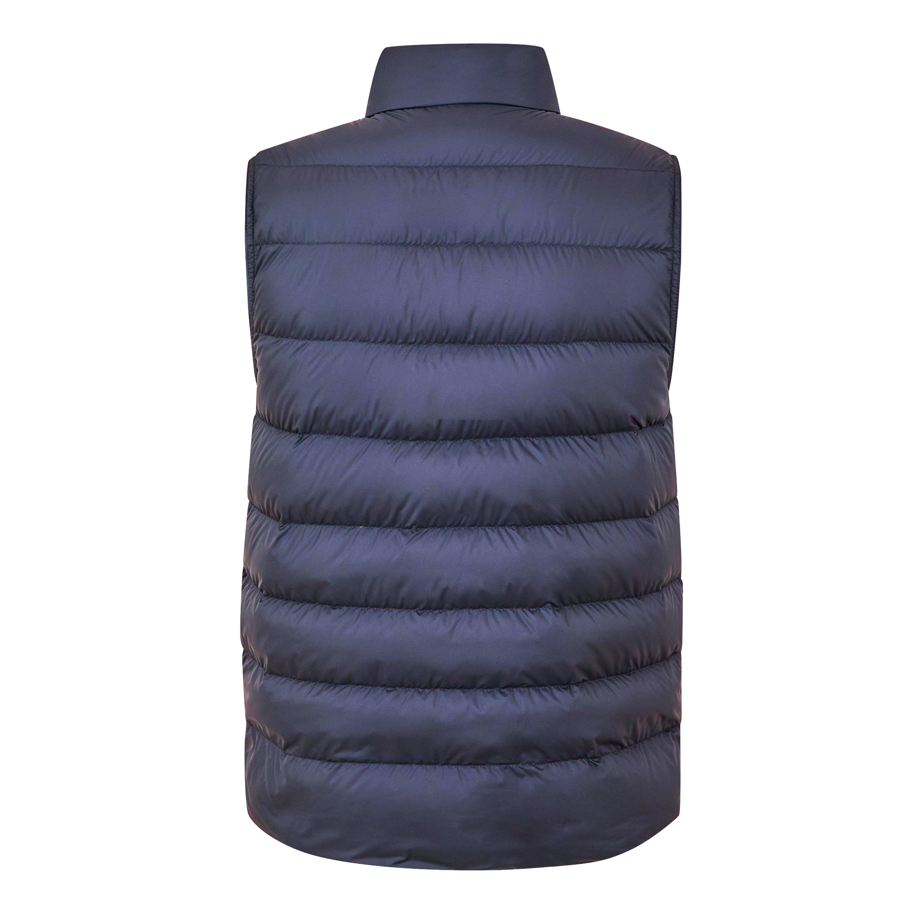 Navy 779 - Moncler - Men's Lechtal Down Sleeveless Zip Gilet - 2
