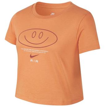 Nike Air Smile Junior Girls Cropped T Shirt