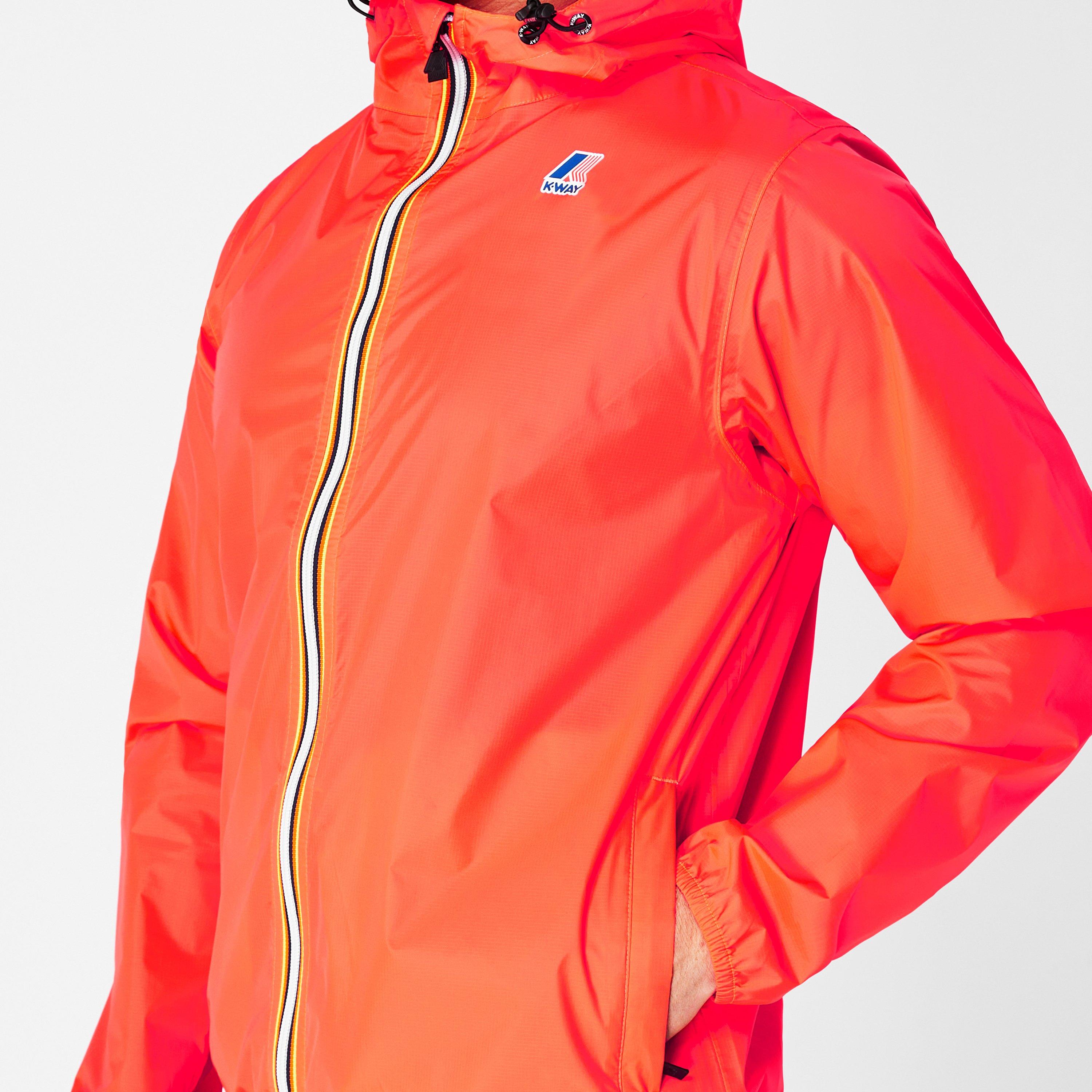 Red 781 - K Way - Men's Le Vrai 3.0 Water Resistant Long Sleeve Rain Anorak - 5
