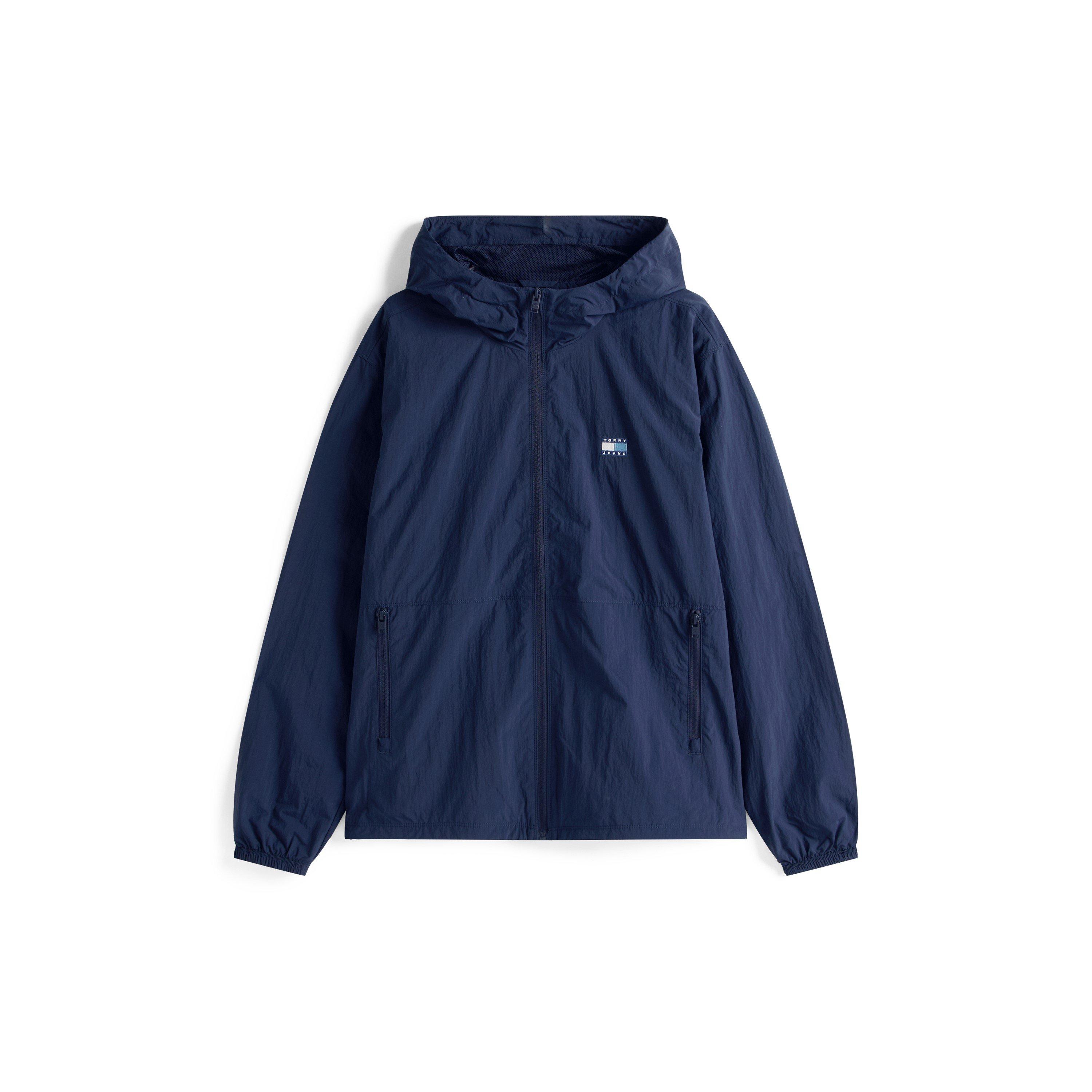 Tommy Jeans Men's Chicago Hooded Long Sleeve Windbreaker - Dark Night Navy - XL