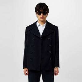 Dolce and Gabbana Double Breasted Wool Peacoat