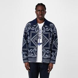 Dolce and Gabbana Marina Print Denim Overshirt