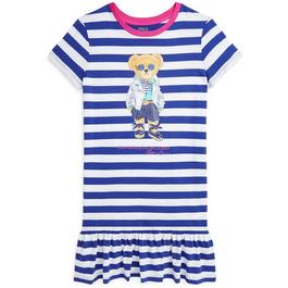 Polo Ralph Lauren Stripe Bear Dress Juniors