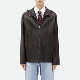 Bottega Veneta Leather Hooded Jacket