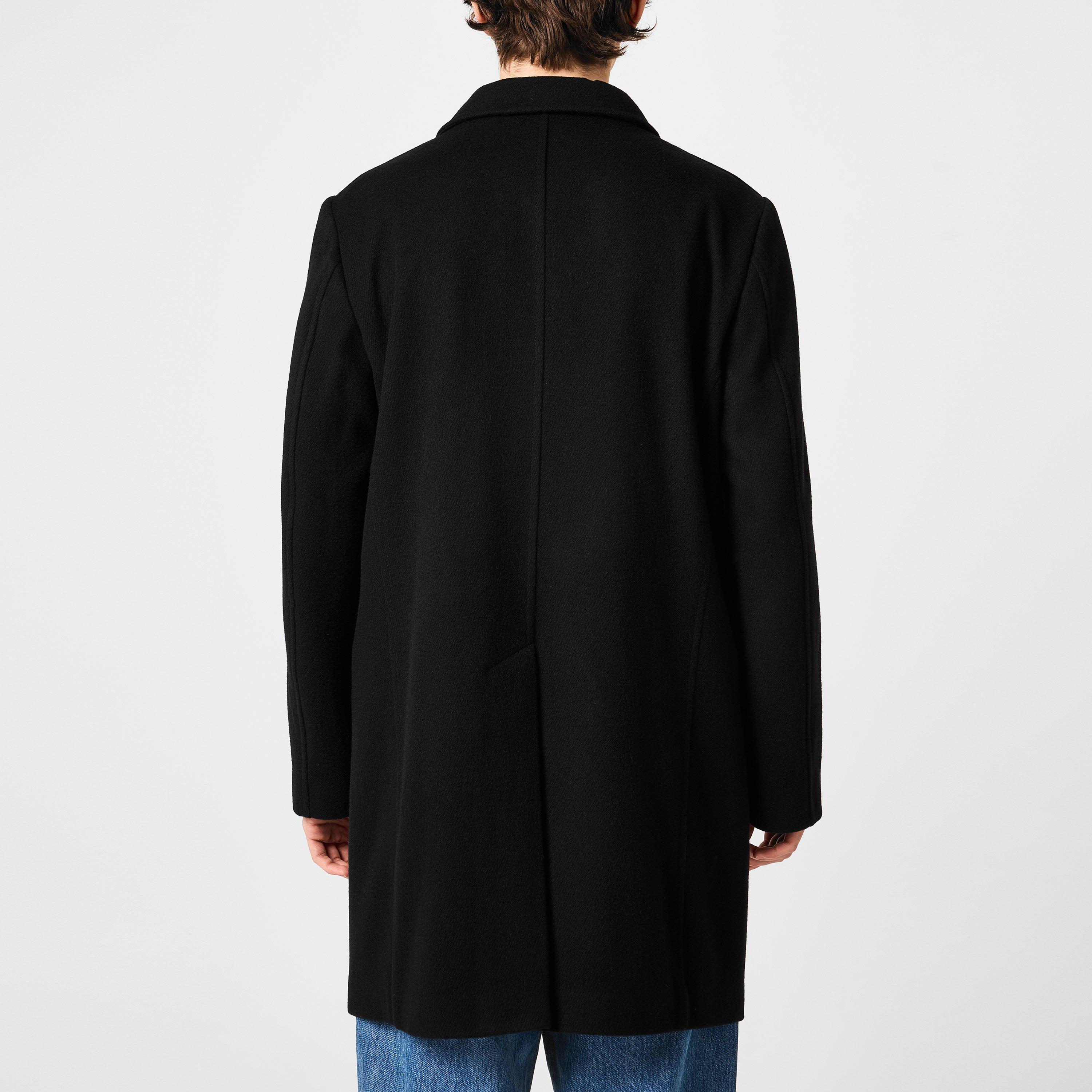 Black BK11 - Barbour - Fraser Tailored Wool Coat - 3