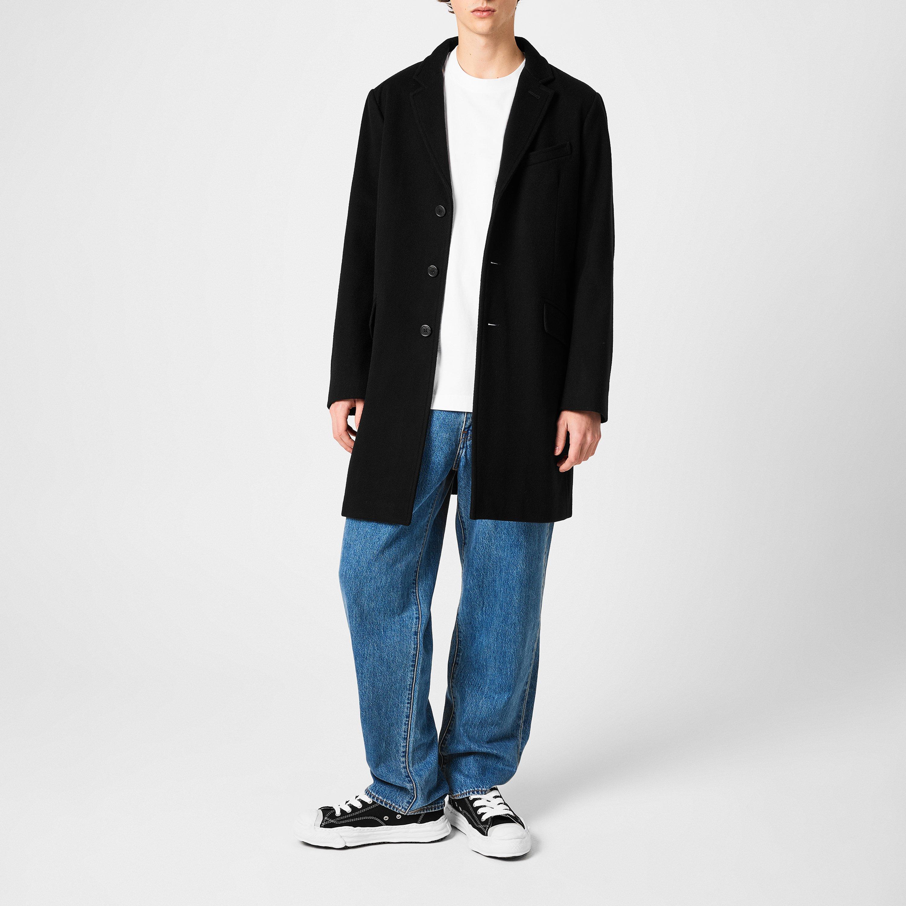 Black BK11 - Barbour - Fraser Tailored Wool Coat - 4