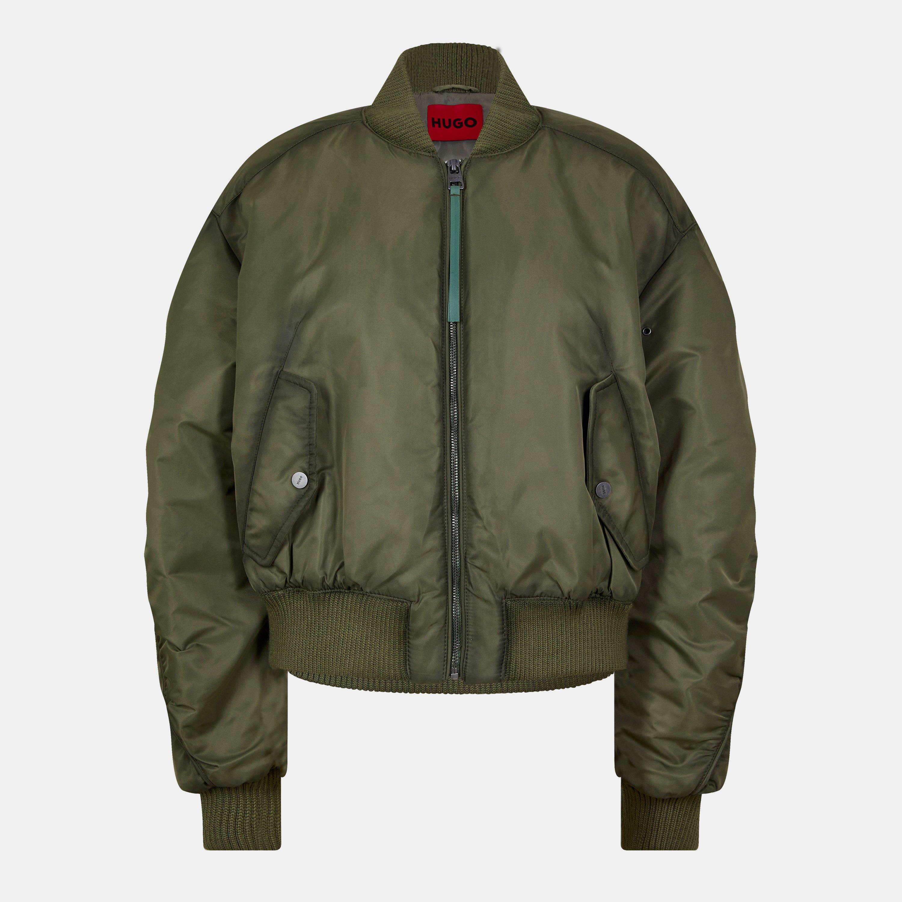 Med Green - Hugo - Women's Ferida Red Parka - 1