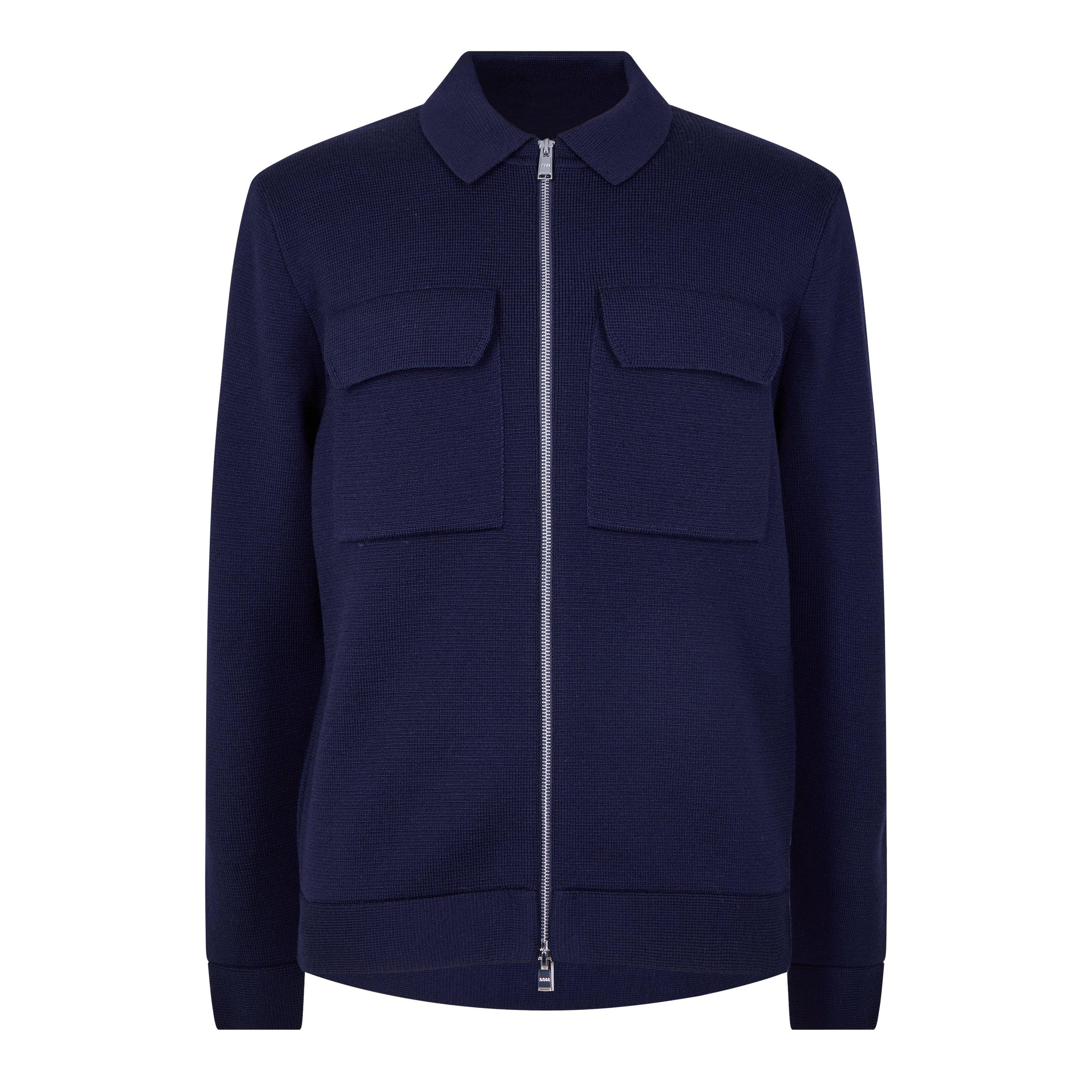 Dark Blue 404 - Boss - Men's P-Bellotto Overshirt