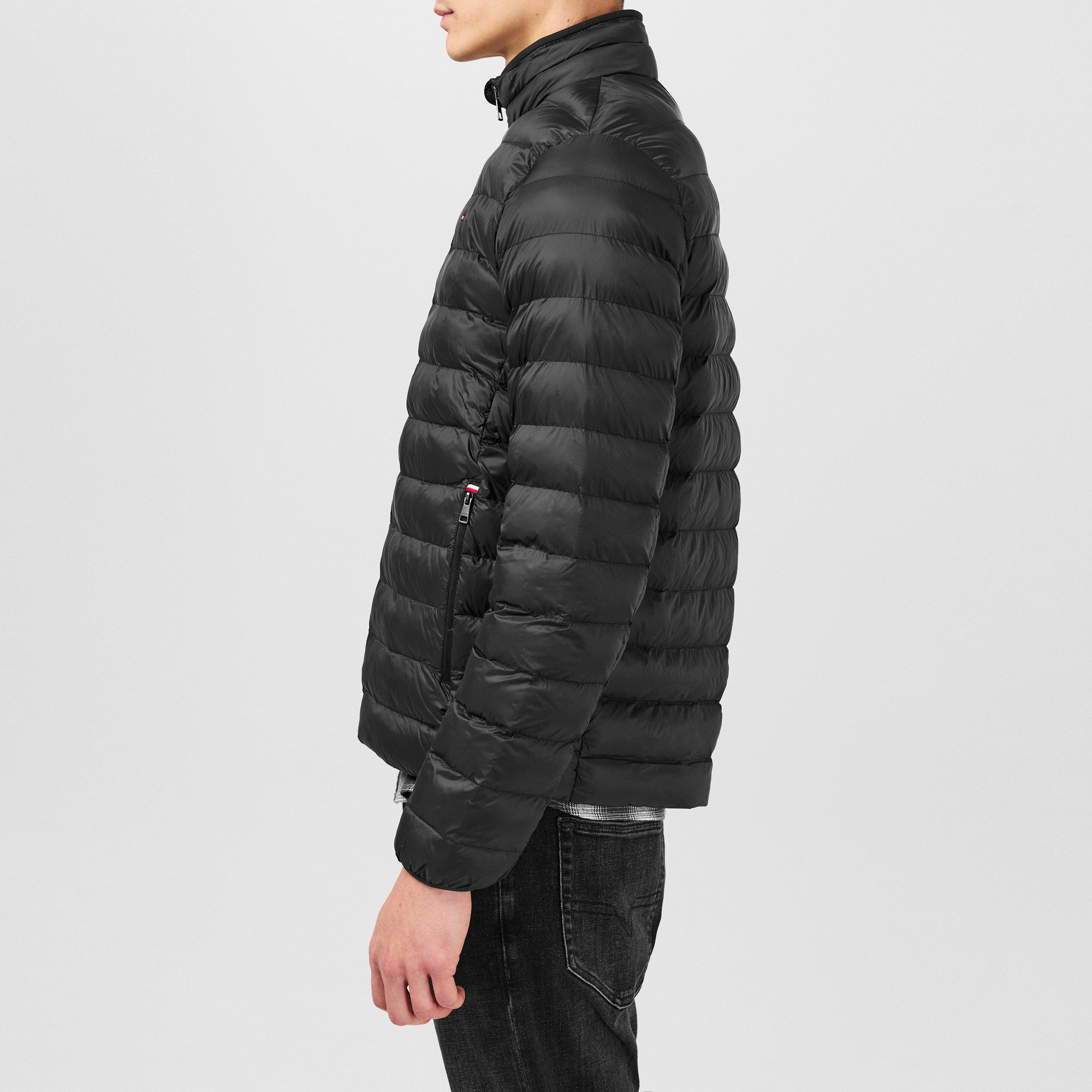 Black BDS - Tommy Hilfiger - Men's Core Packable Recycled Short Puffer Jacket - 5