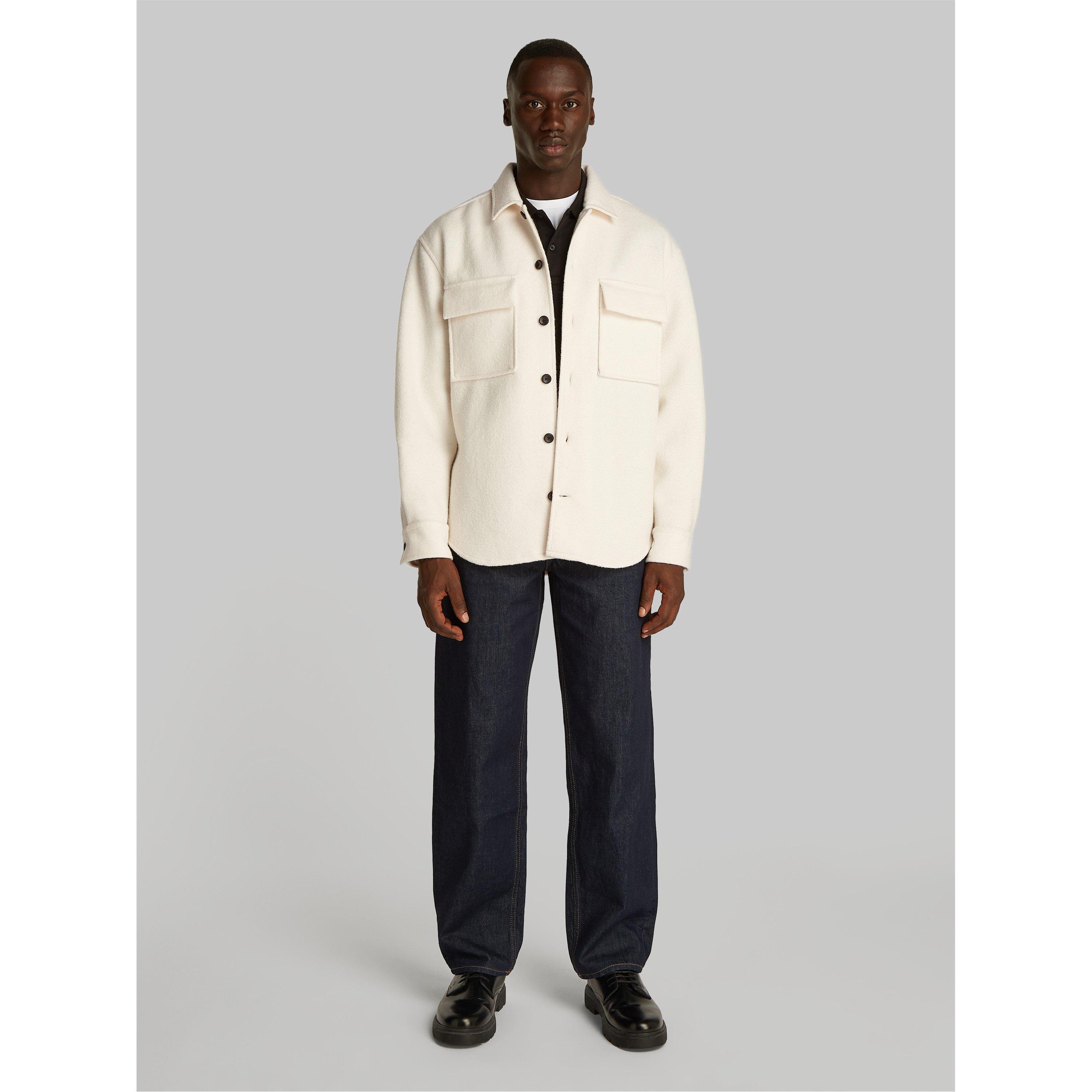White YAC - Calvin Klein - Men's Boucle Heavyweight Overshirt - 2