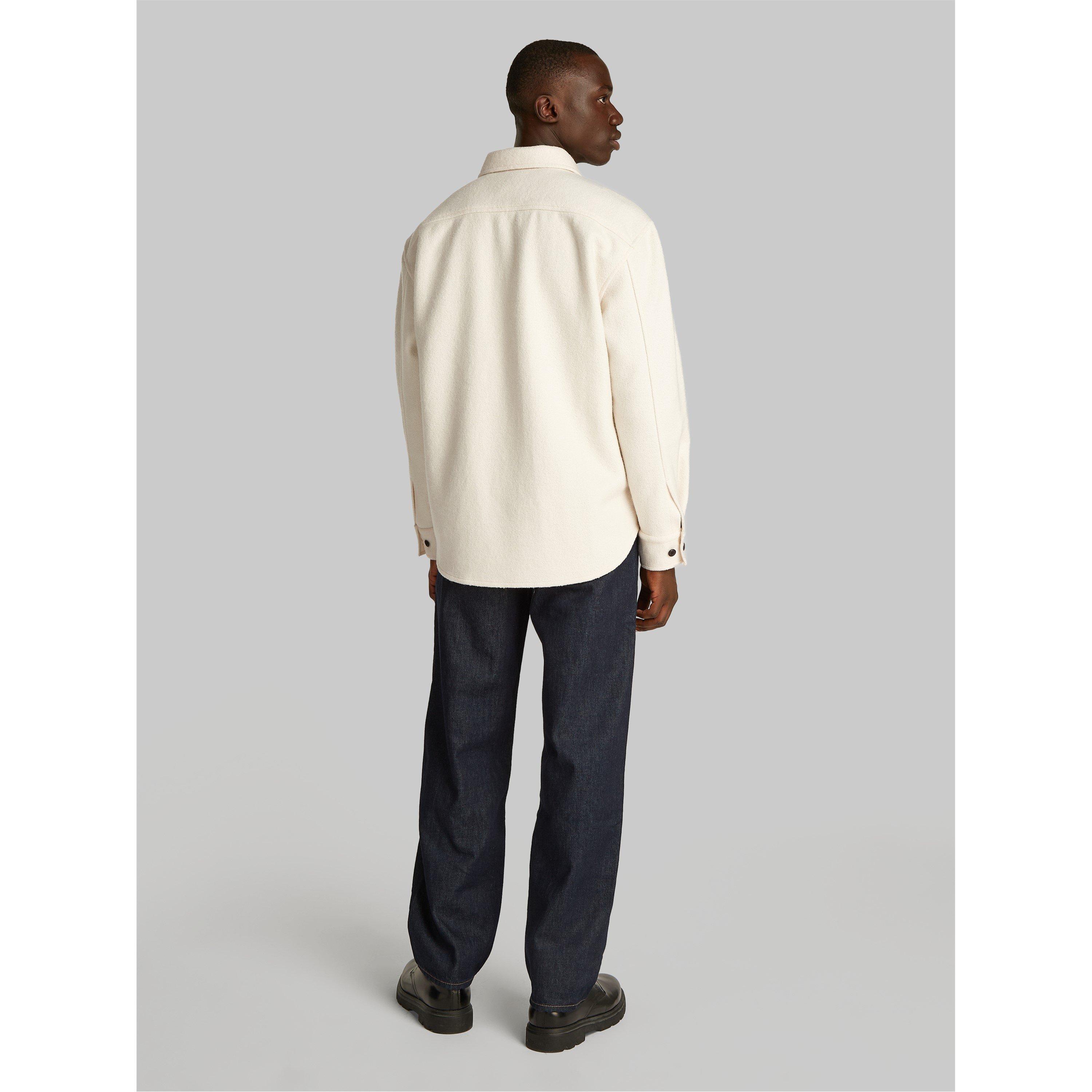 White YAC - Calvin Klein - Men's Boucle Heavyweight Overshirt - 3