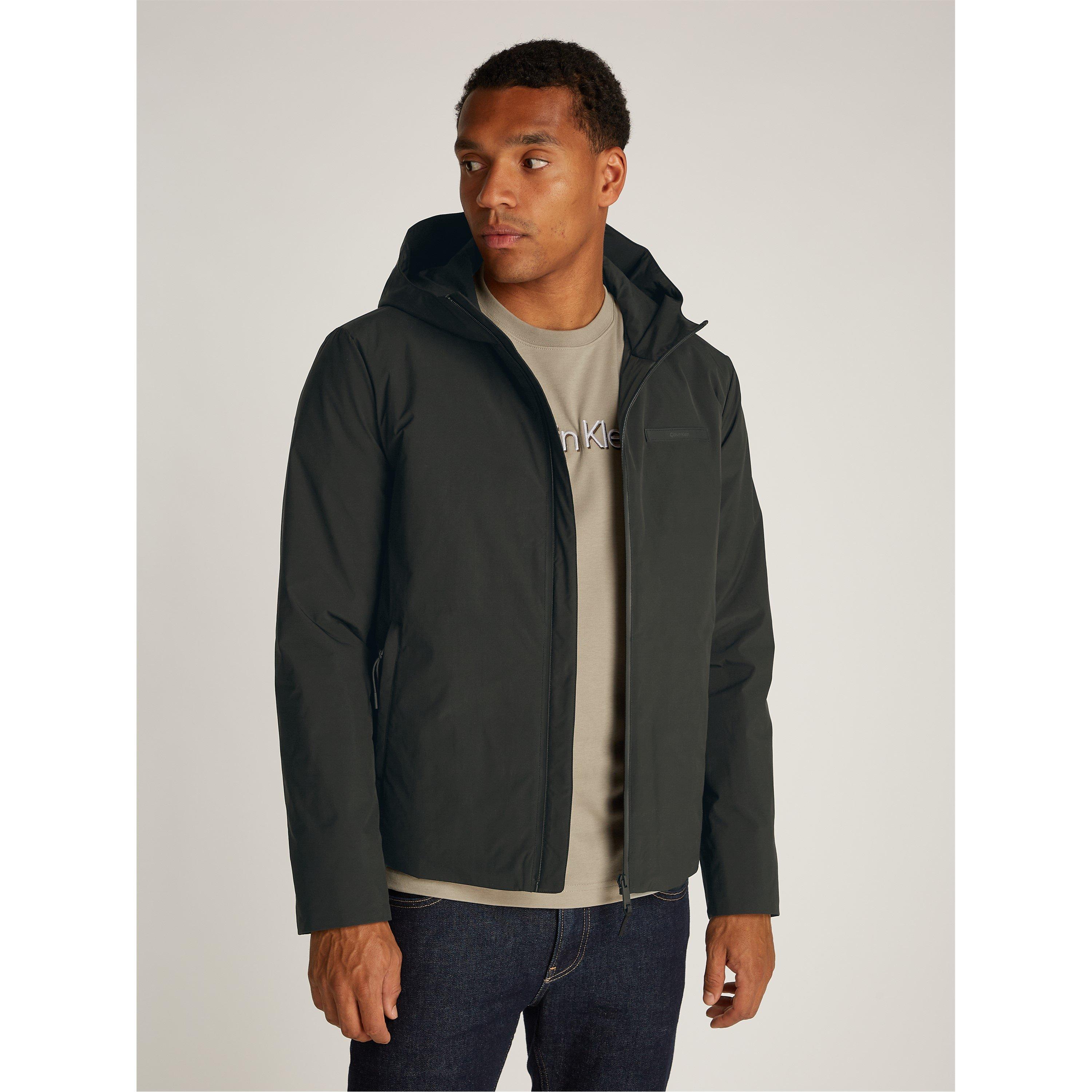 Ck Black BEH - Calvin Klein - Men's Technical Weather-Resistant Hooded Windbreaker - 3