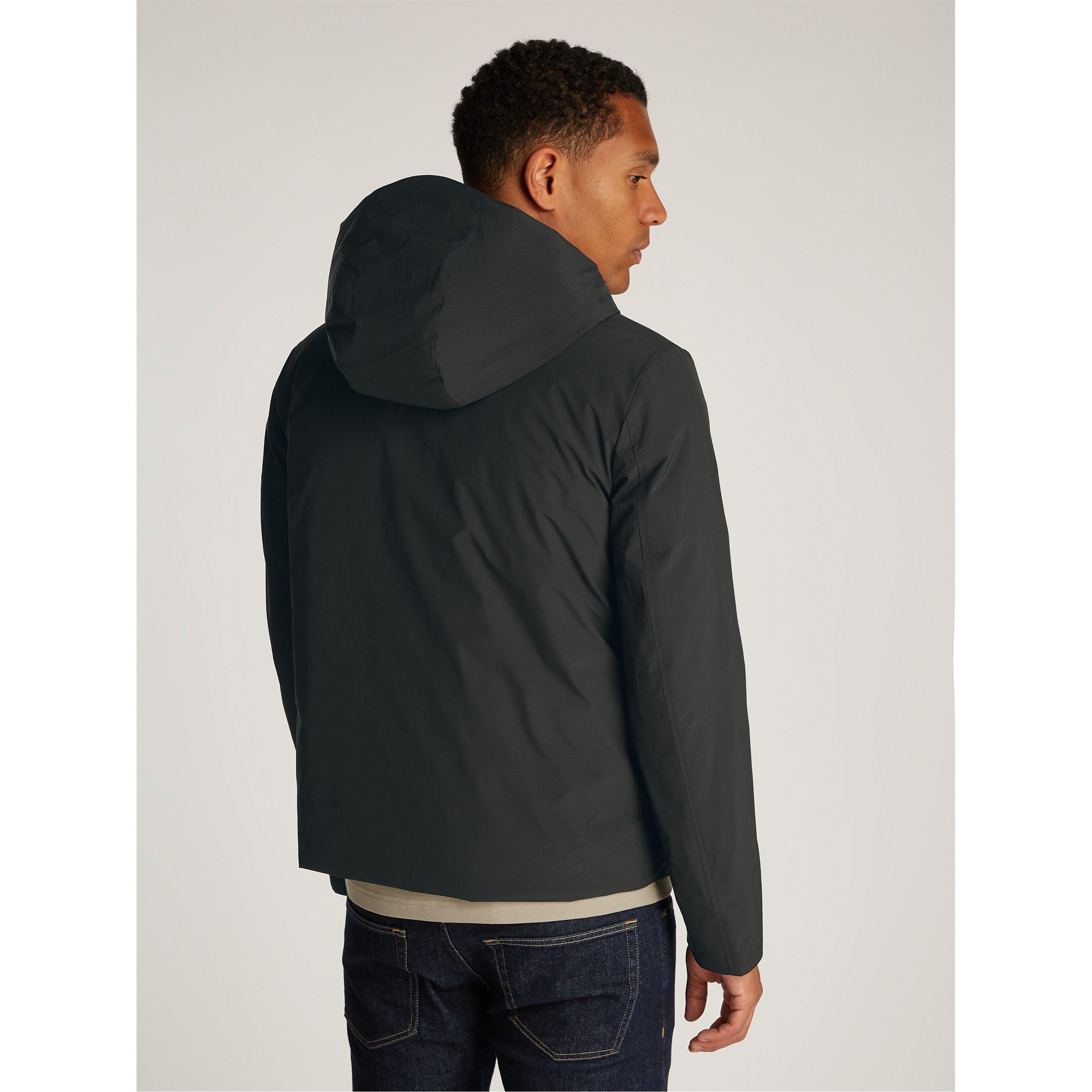 Ck Black BEH - Calvin Klein - Men's Technical Weather-Resistant Hooded Windbreaker - 4