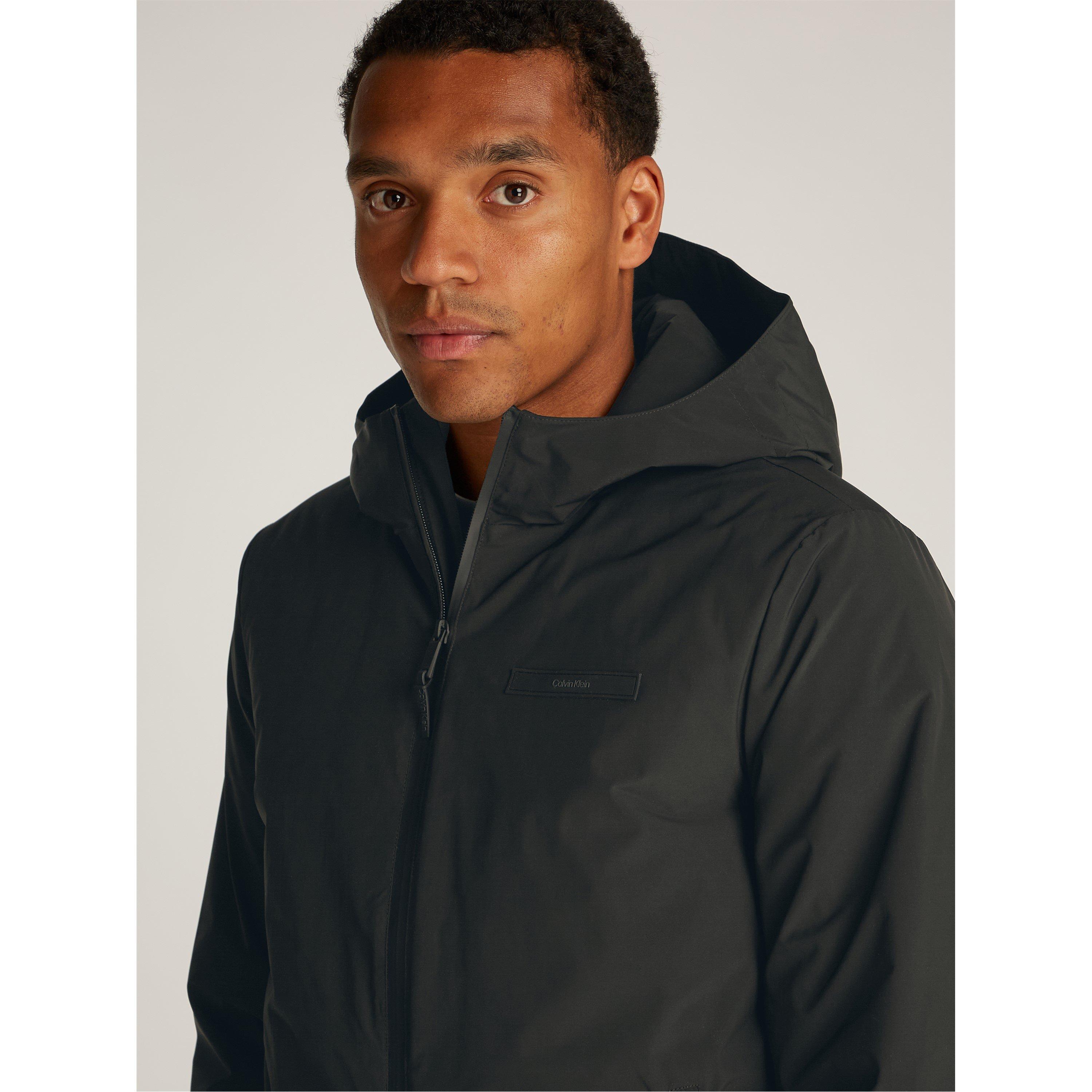 Ck Black BEH - Calvin Klein - Men's Technical Weather-Resistant Hooded Windbreaker - 5