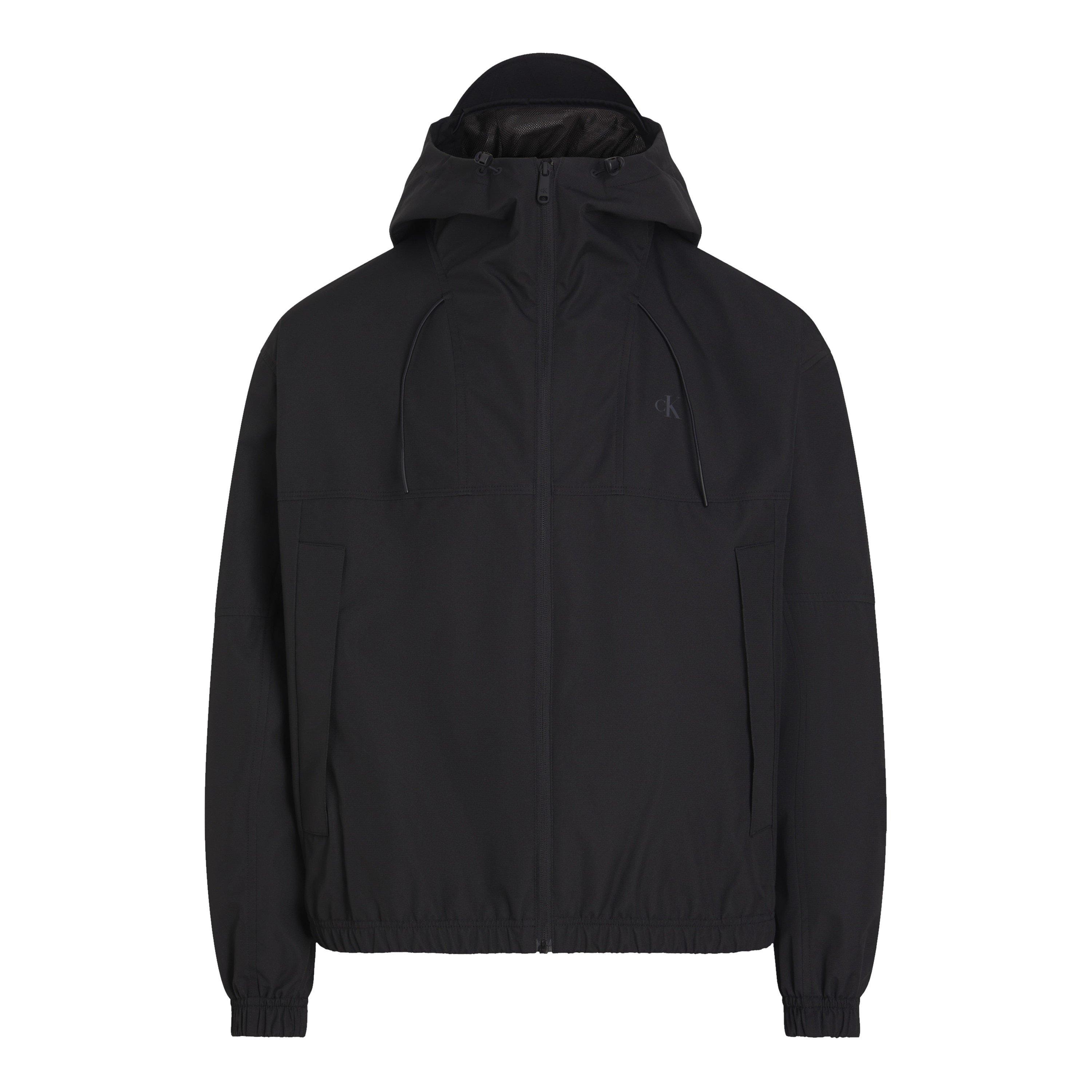 Calvin Klein Jeans Men's Long Sleeve Windbreaker - Ck Black - 2XL