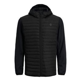 Jack and Jones Jack+ Multi Quilted Jacket Mens Plus Size