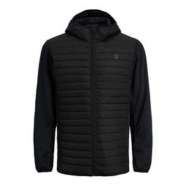 Jack and Jones Multi Quilted Jacket Mens Plus Size