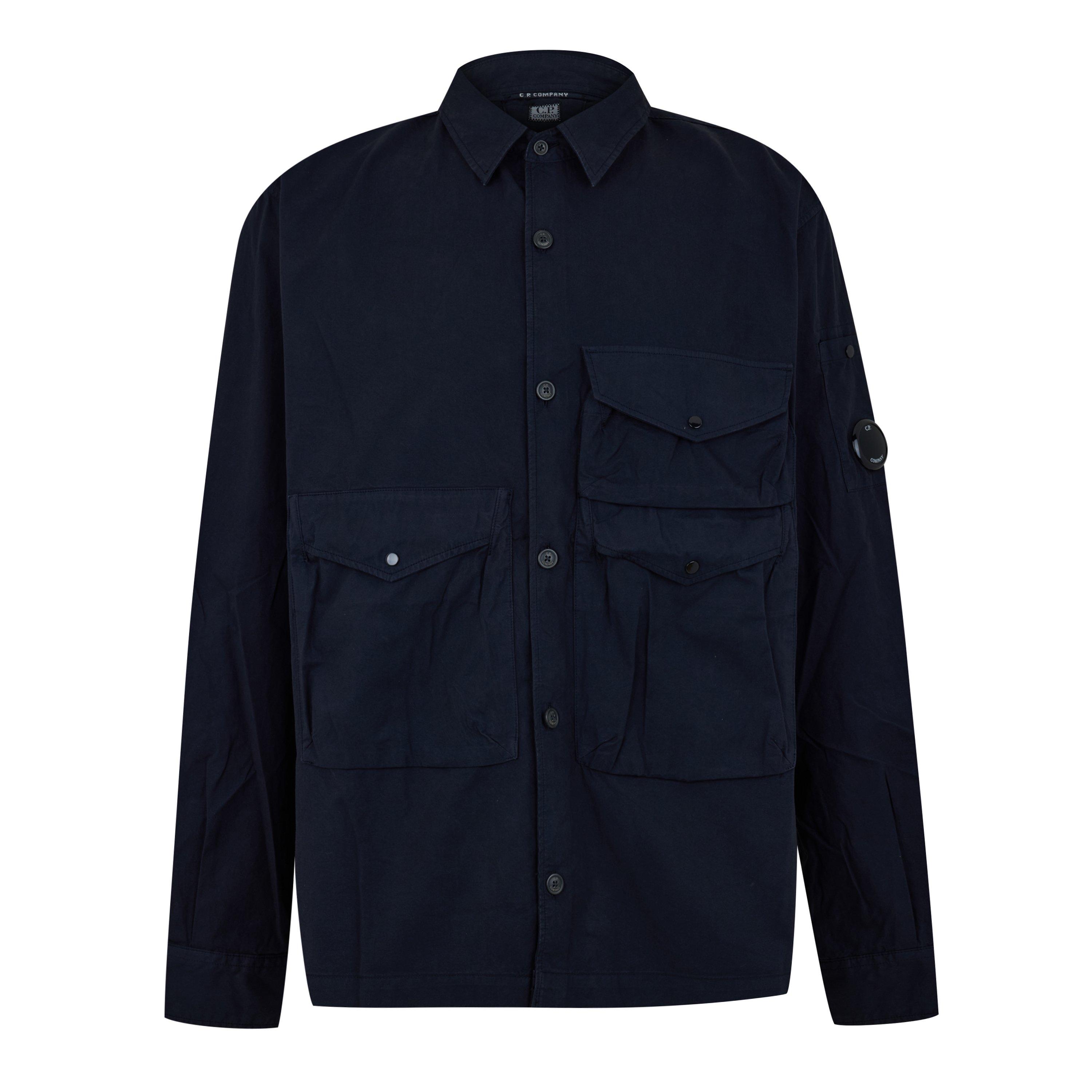 CP Company | Organic Gabardine Buttoned Utility Overshirt