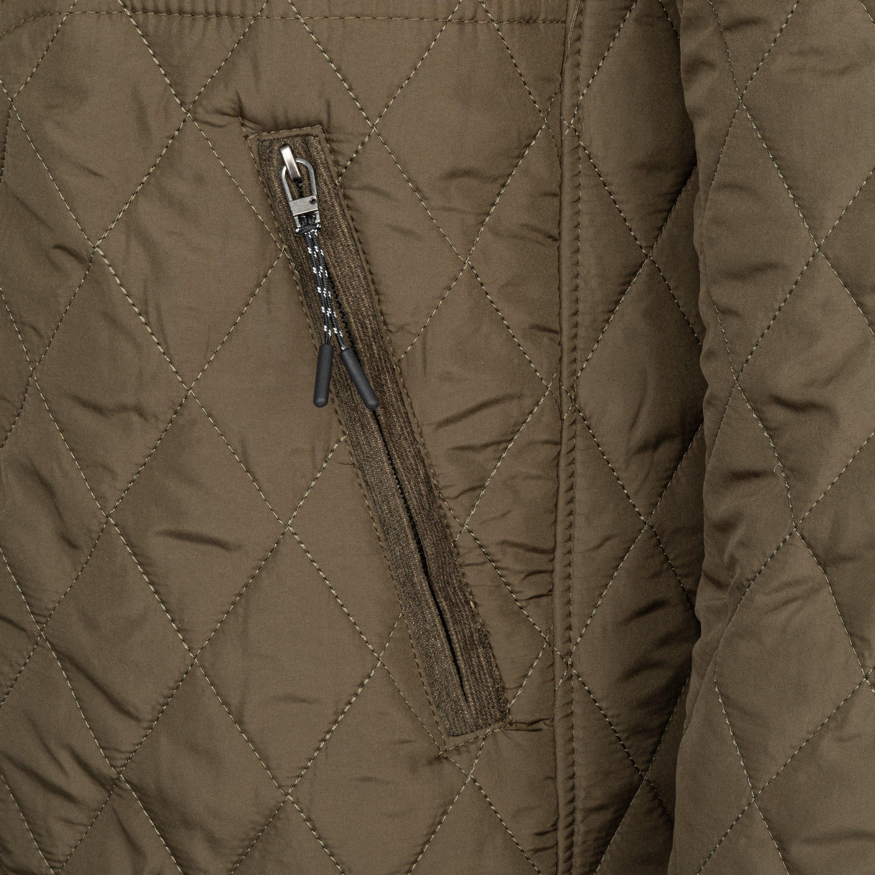 Army green - Howick - Full Zip Long Sleeve Quilted Jacket - 5