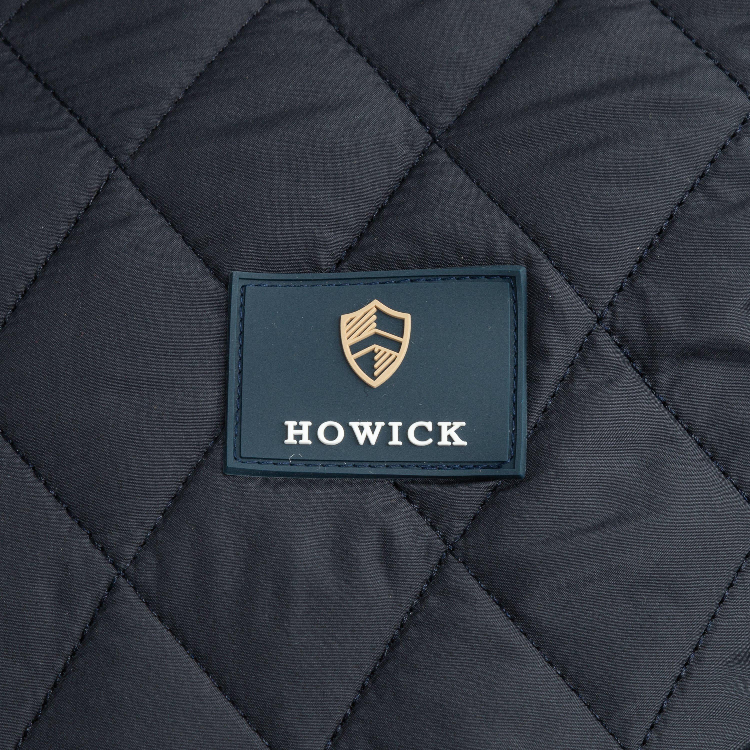 Navy - Howick - Men's Full Zip Long Sleeve Quilted Jacket - 4
