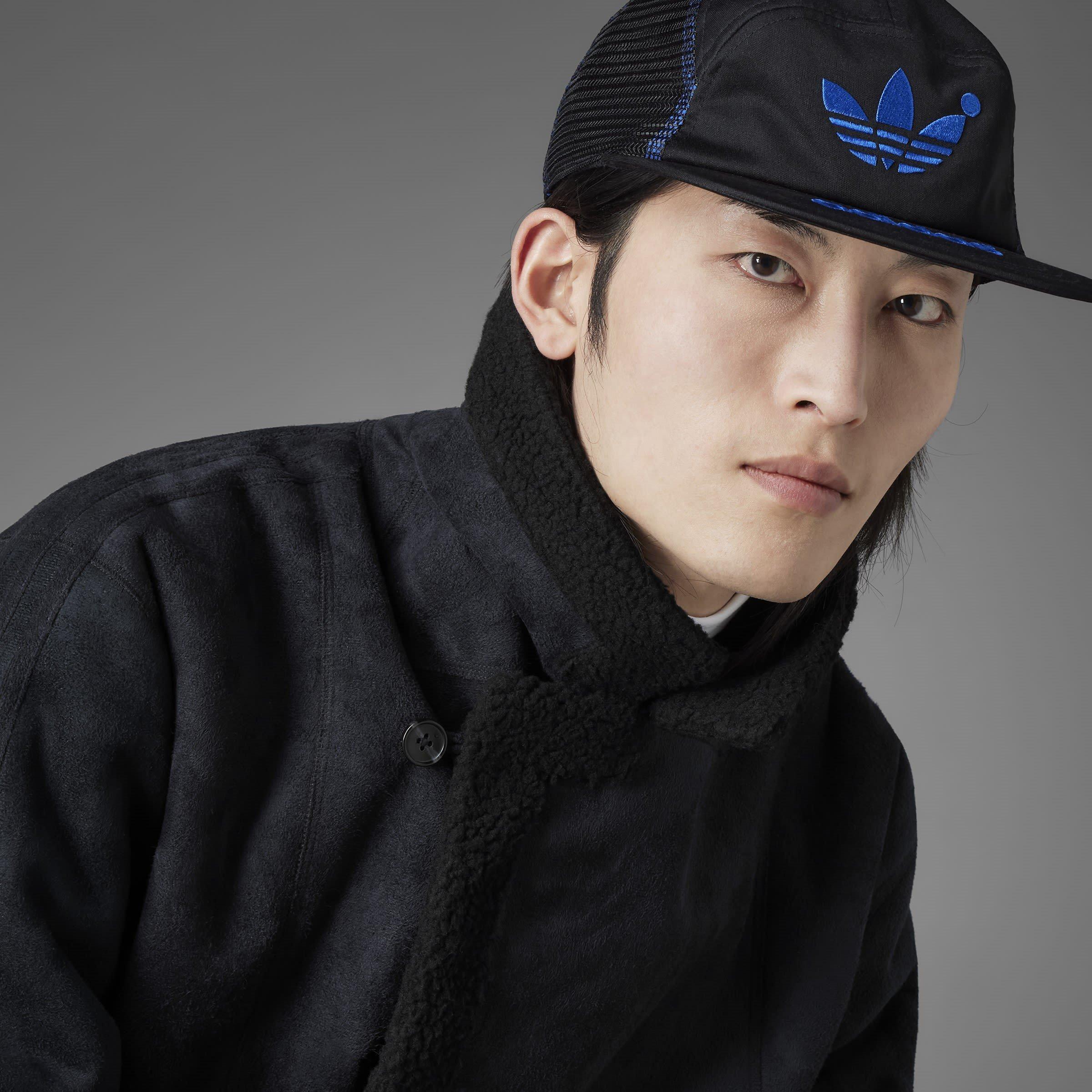 Black - adidas Originals - Men's Sherpa Textured Bomber Shearling Jacket - 12