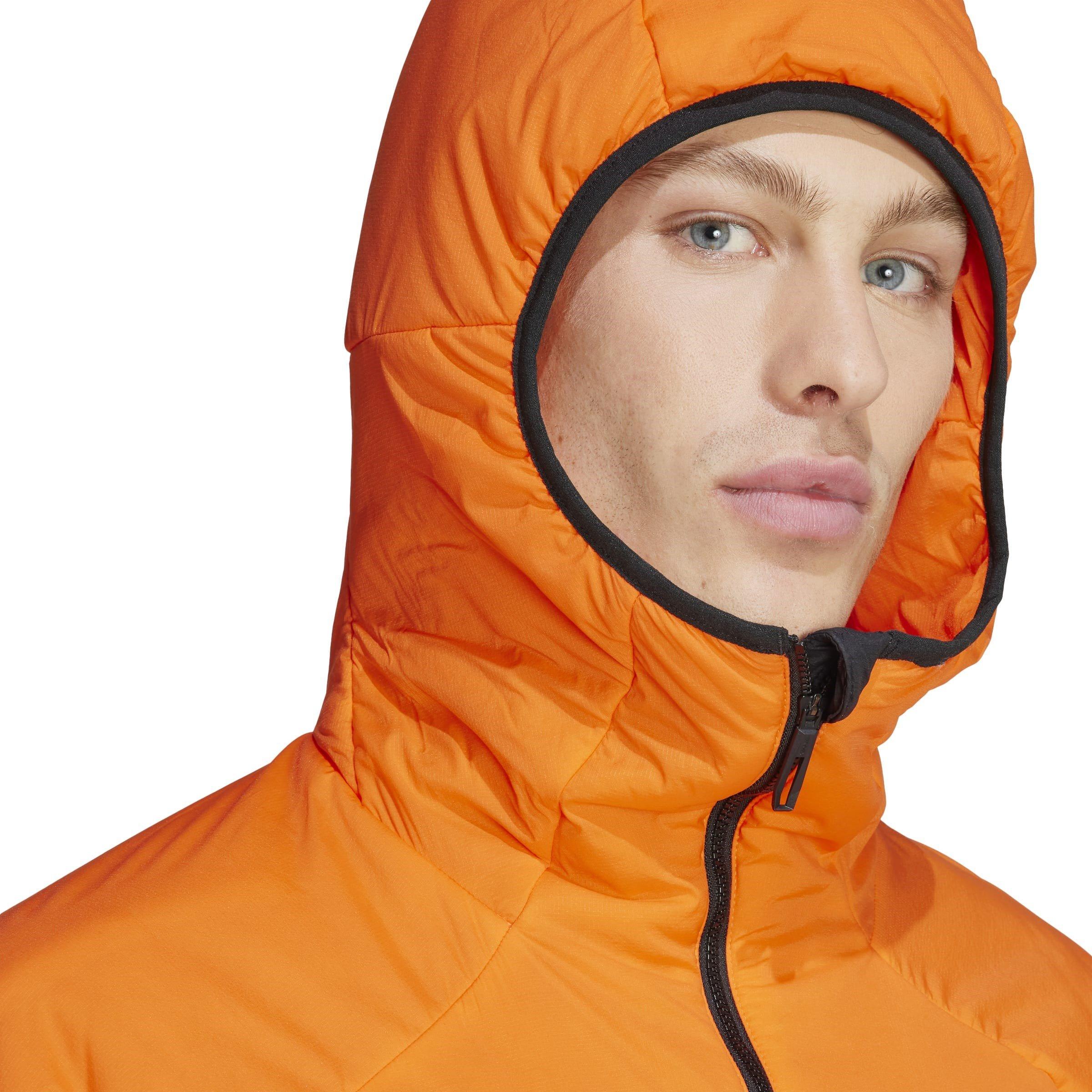 Arancione - adidas - PrimaLoft Hooded Waterproof Wind Resistant Insulated Puffer Jacket - 6