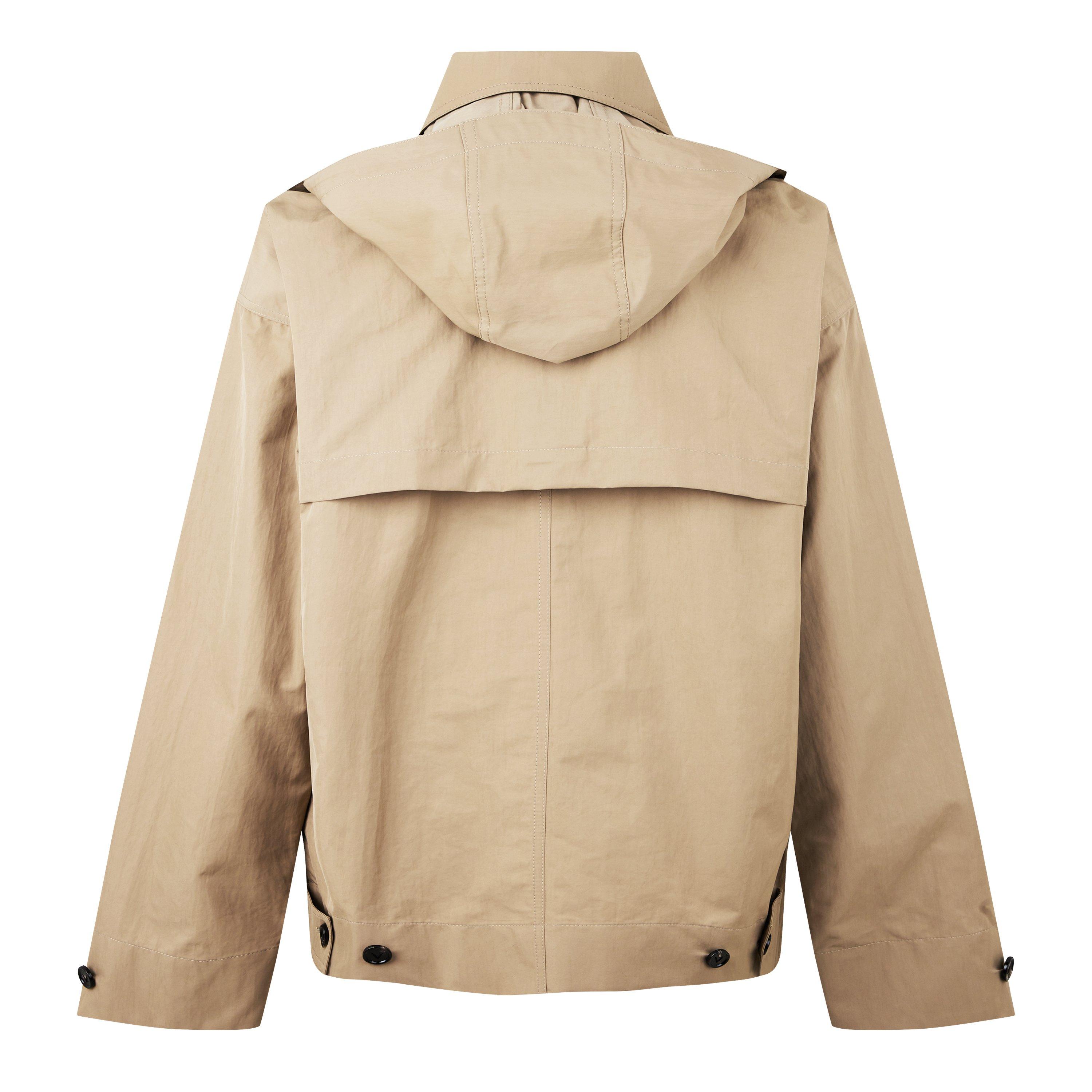 Taupe/Oat - Bottega Veneta - Tech Cotton Blouson - 2