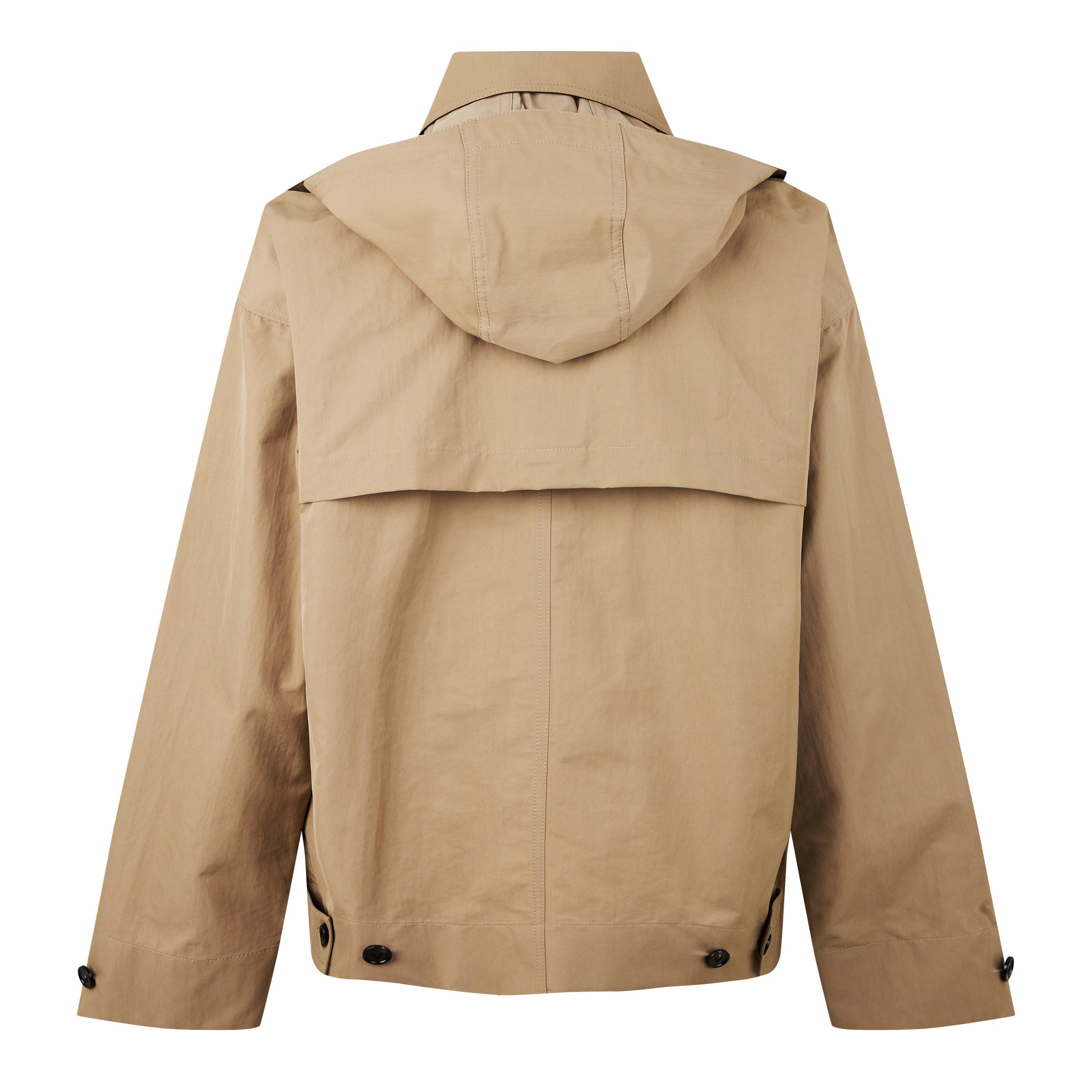 Taupe/Oat - Bottega Veneta - Tech Cotton Blouson - 7
