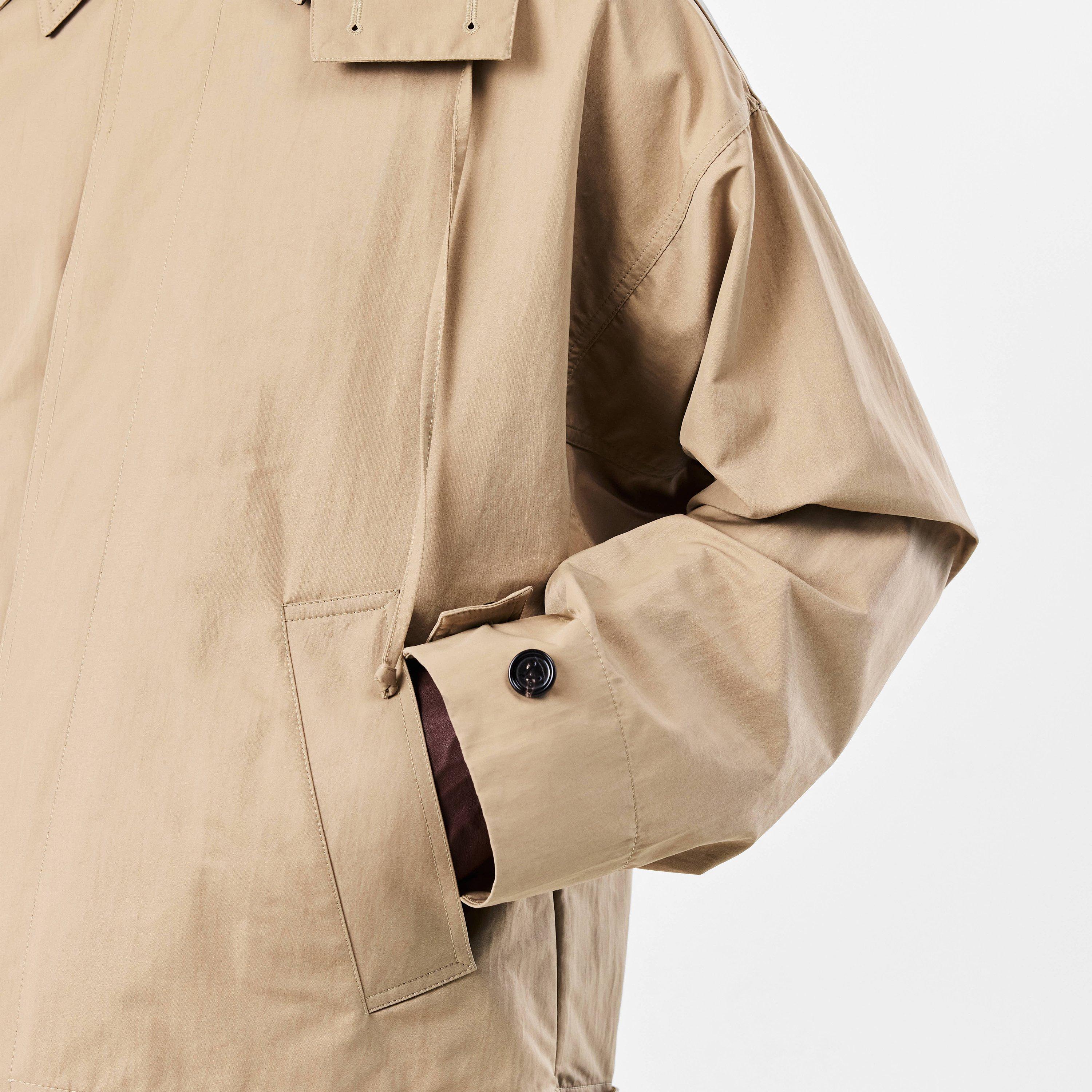 Taupe/Oat - Bottega Veneta - Tech Cotton Blouson - 5