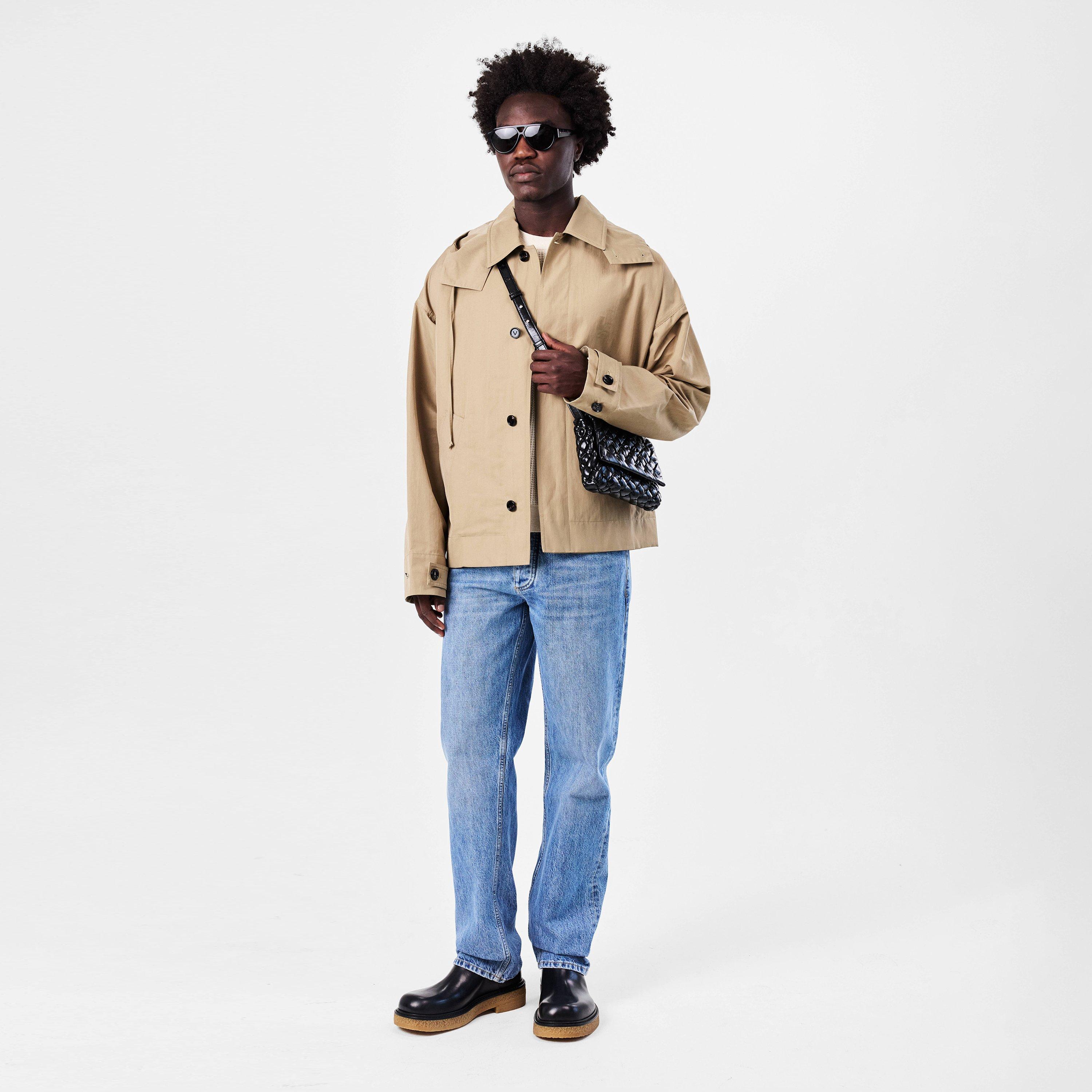 Taupe/Oat - Bottega Veneta - Tech Cotton Blouson - 6