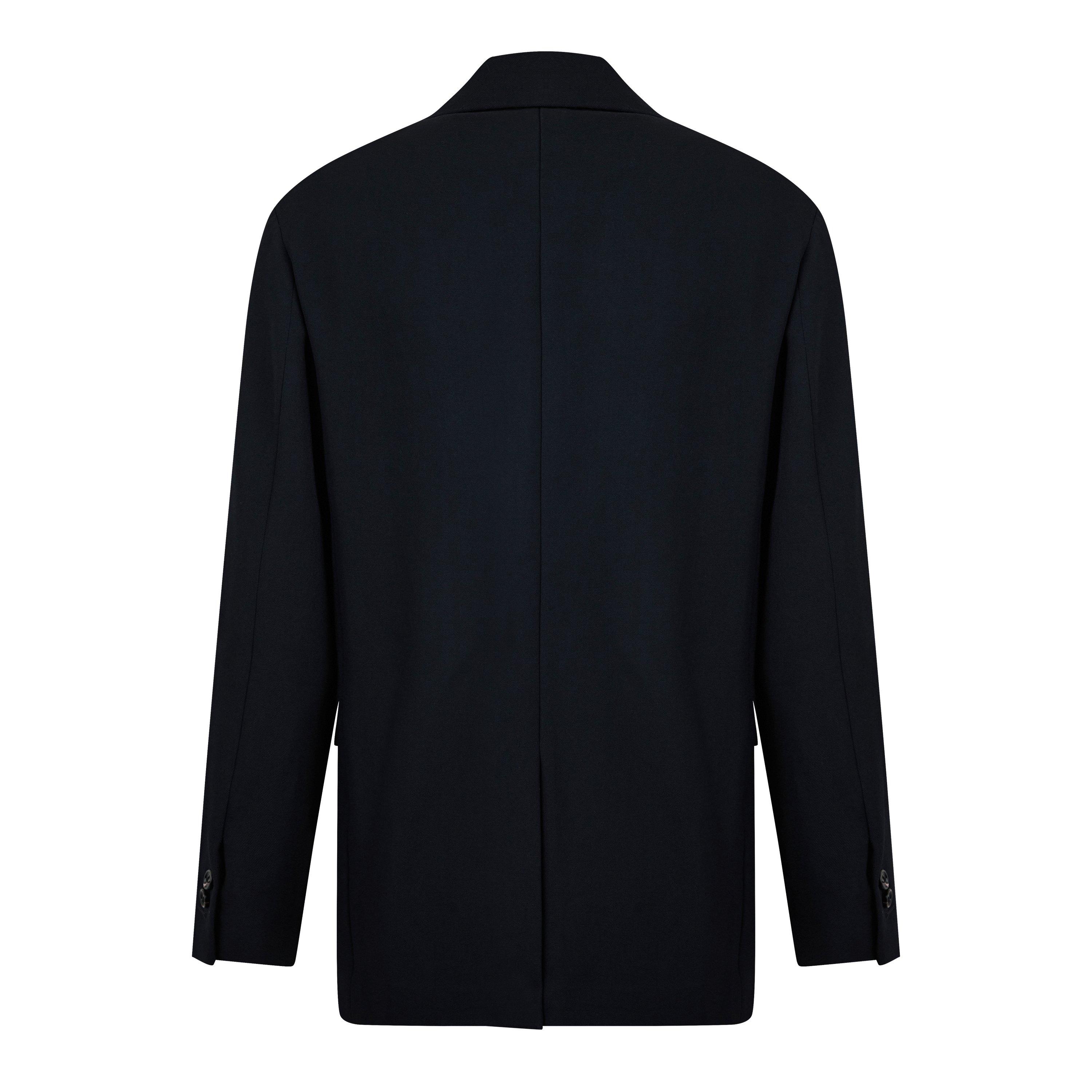 Blue - Bottega Veneta - Men's Wool Long Sleeve Coach Jacket - 2