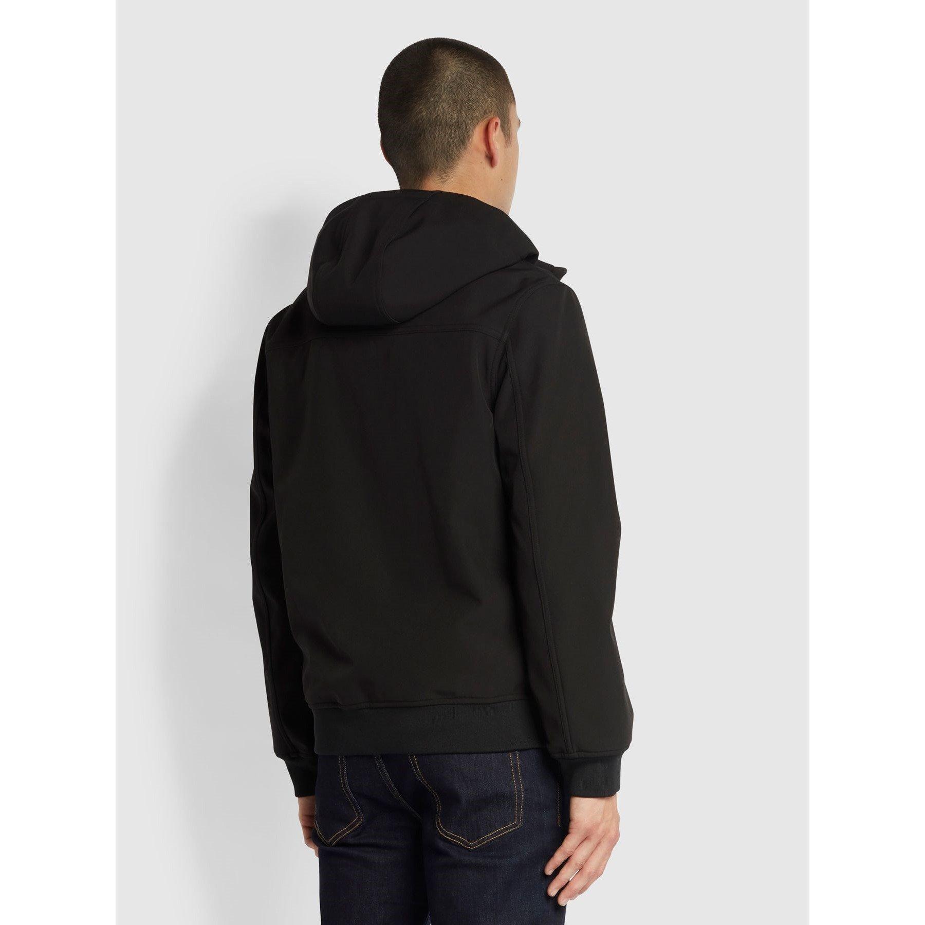 Sort - Farah - Men's Water-Resistant Wind Resistant Hooded Softshell Jacket - 3