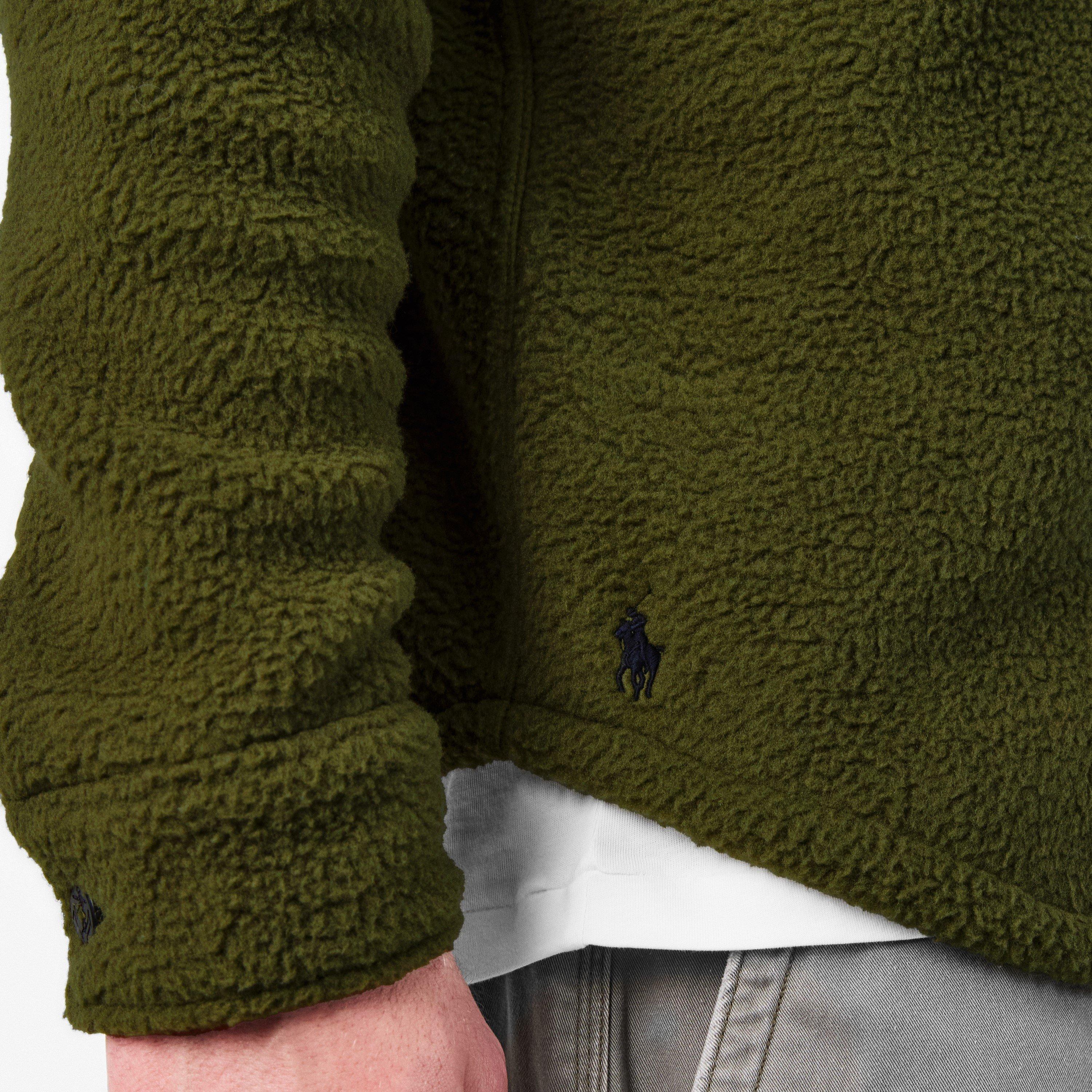 Armadillo - Polo Ralph Lauren - Men's Fleece Long Sleeve Overshirt - 5