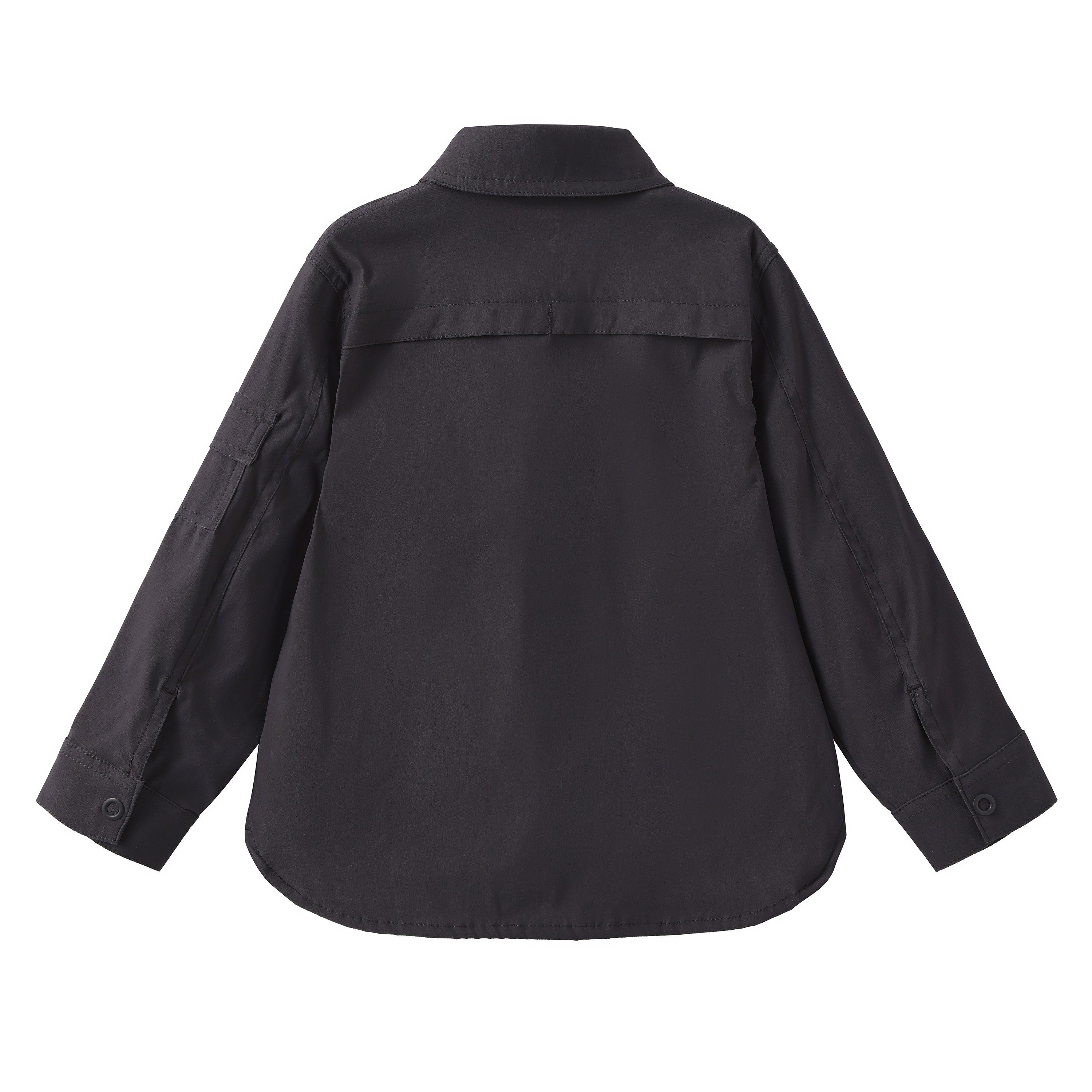 Charbon de bois - Firetrap - Shacket Button-Through Overshirt - 2