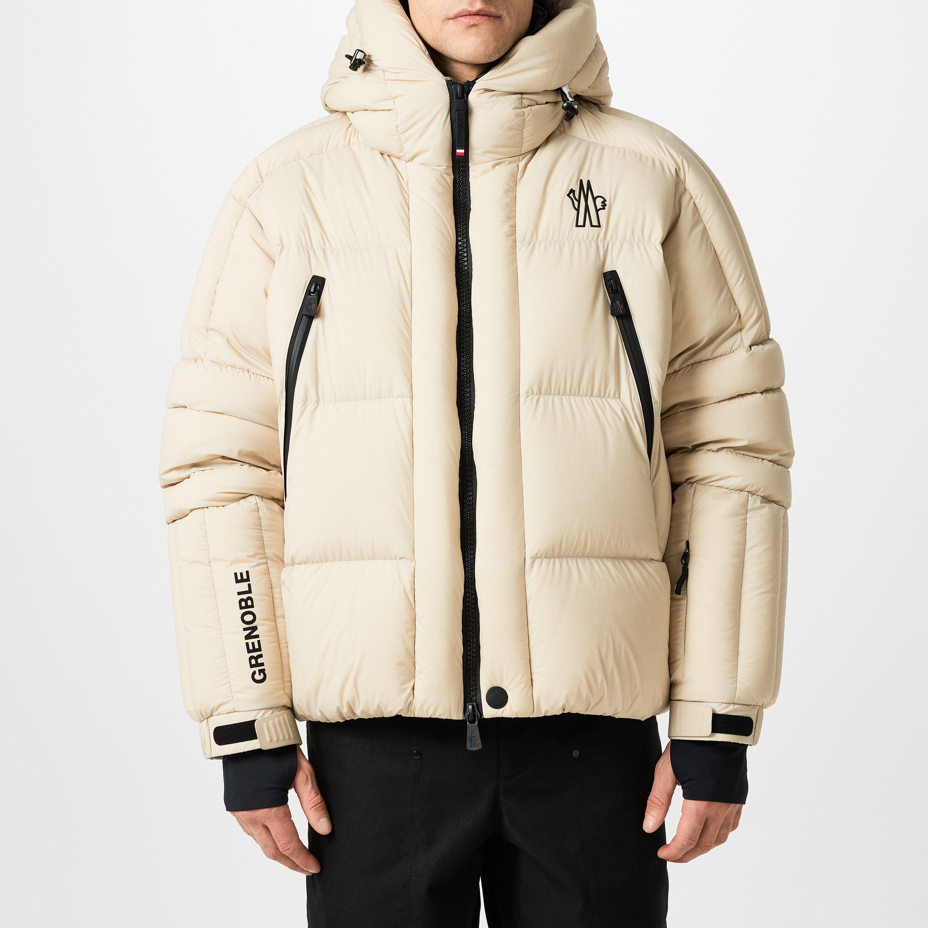 Beige 20G - Moncler - Men's Cherferie Ski Down Water-Repellent Thermal Short Puffer Jacket - 1