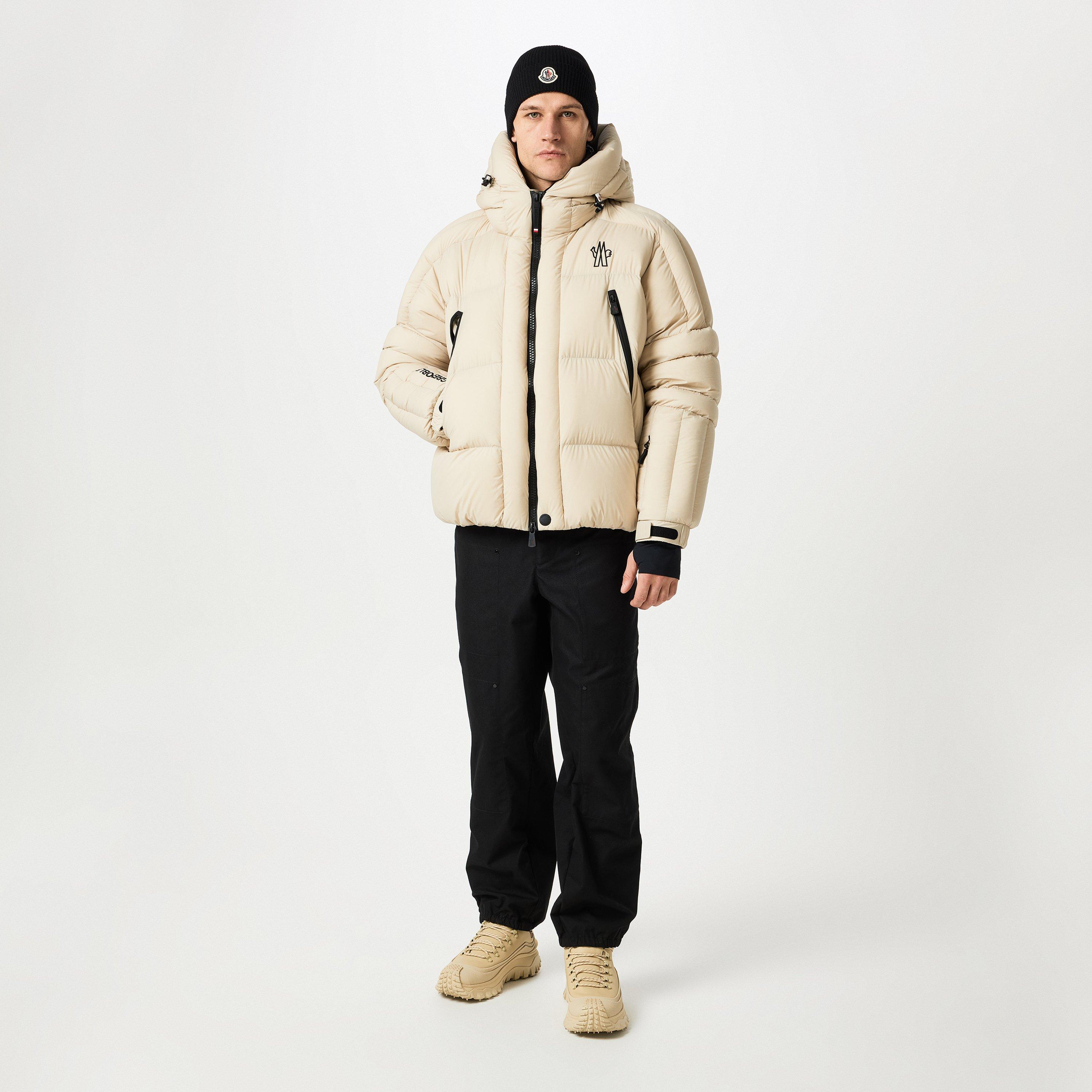 Beige 20G - Moncler - Men's Cherferie Ski Down Water-Repellent Thermal Short Puffer Jacket - 4