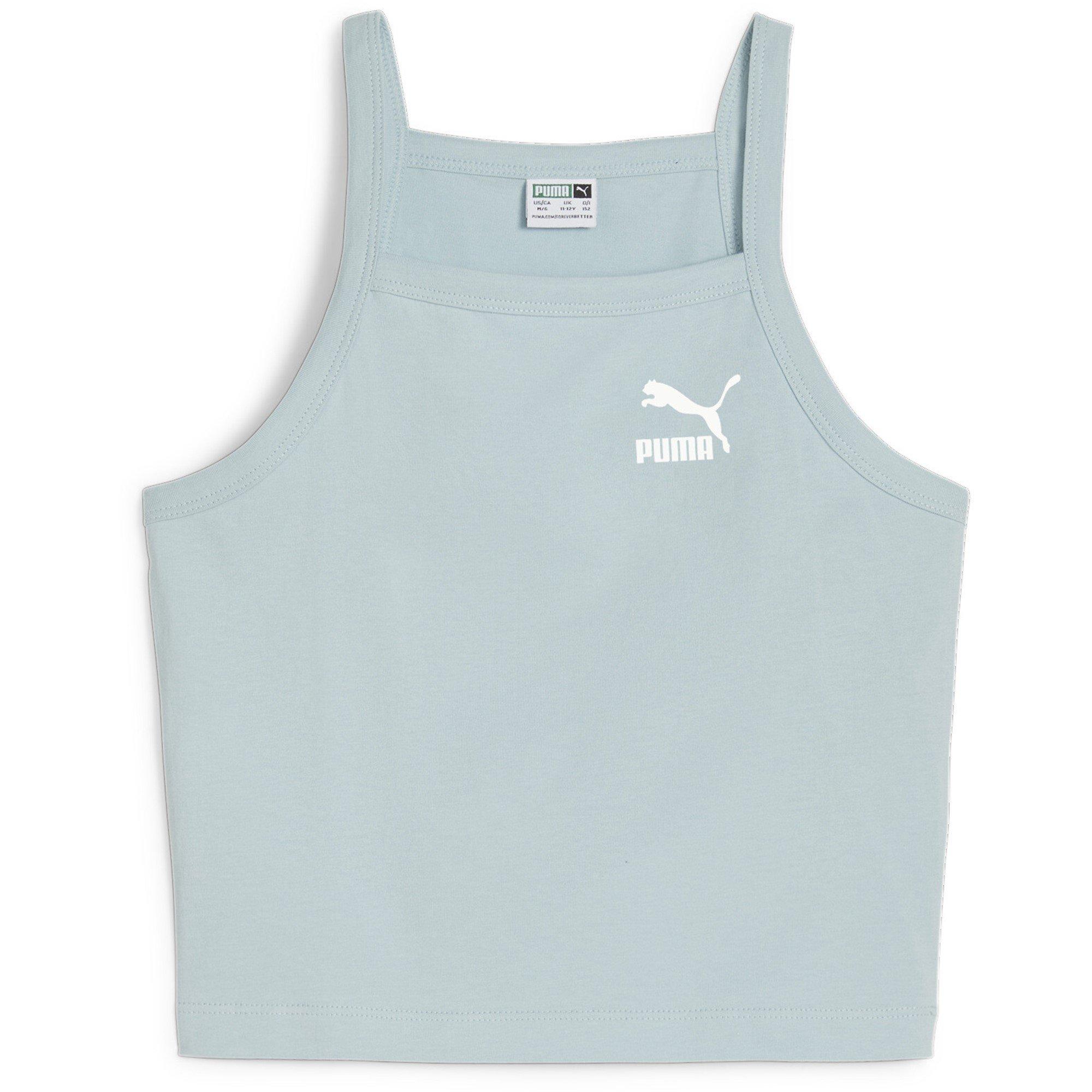 Puma Girls Kids' Classics Tank Vest - Turquoise - 7-8 (S)