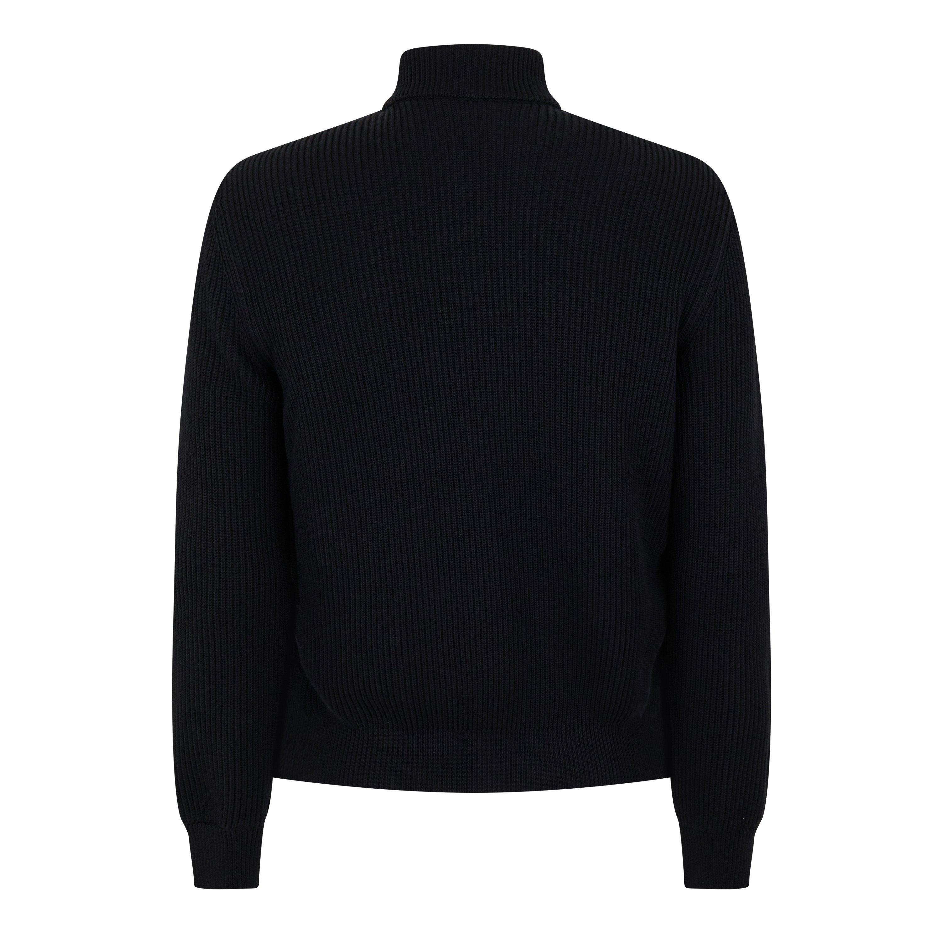 Black 999 - Moncler - Men's Padded Wool Cashmere Down Long Sleeve Hybrid Jacket - 6