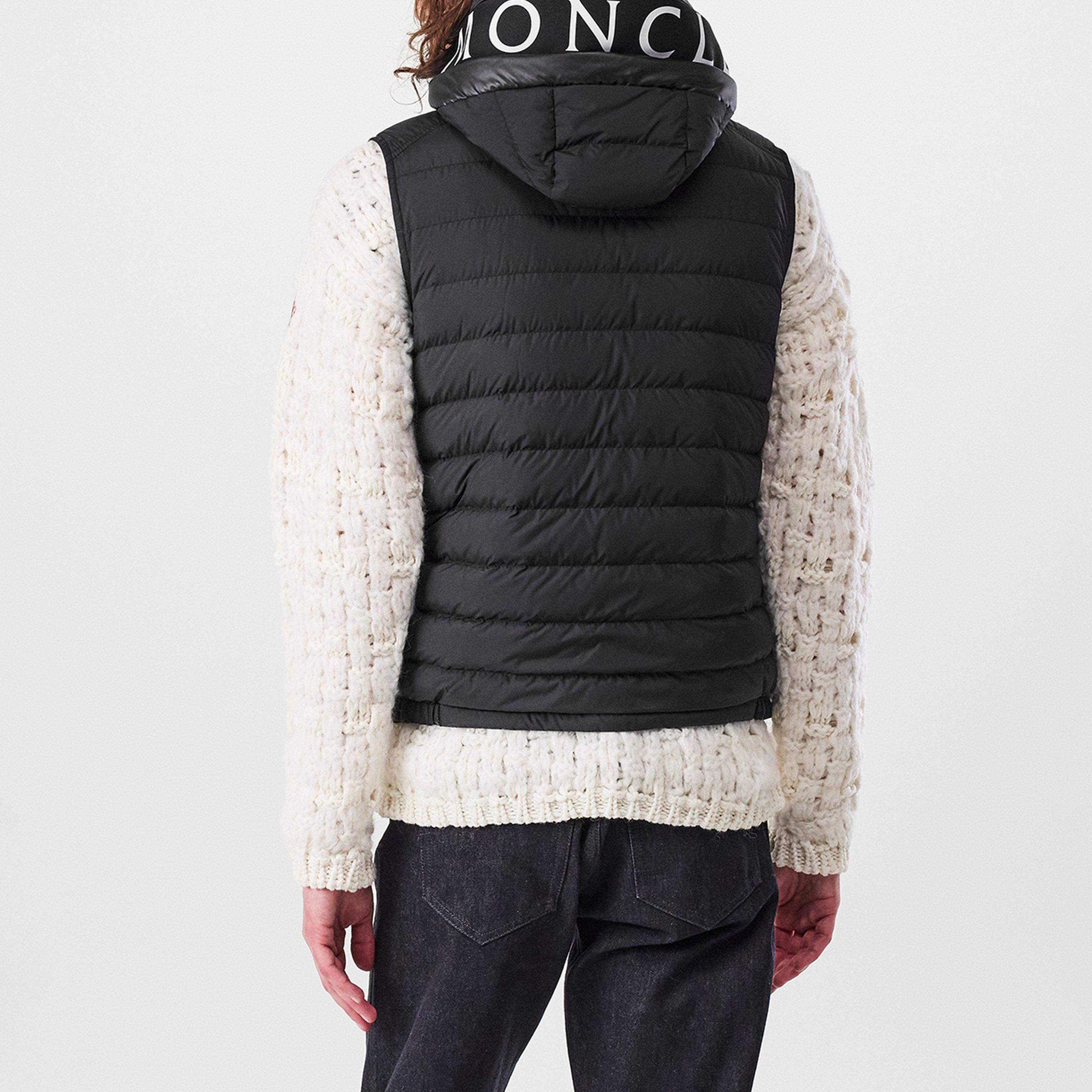 Black 999 - Moncler - Men's Bourget Lightweight Sleeveless Gilet - 3