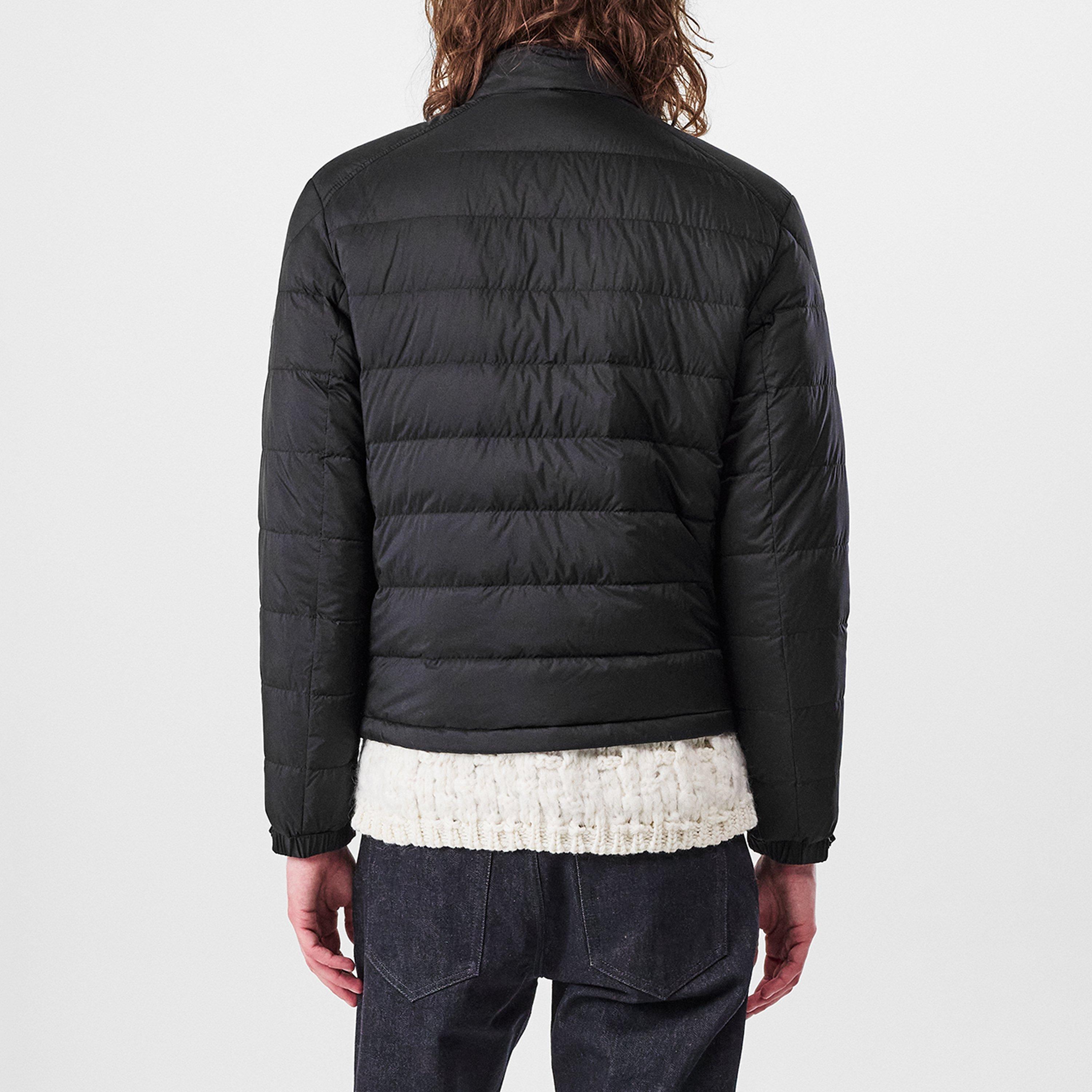 Black 999 - Moncler - Men's Selves Long Sleeve Short Puffer Jacket - 3