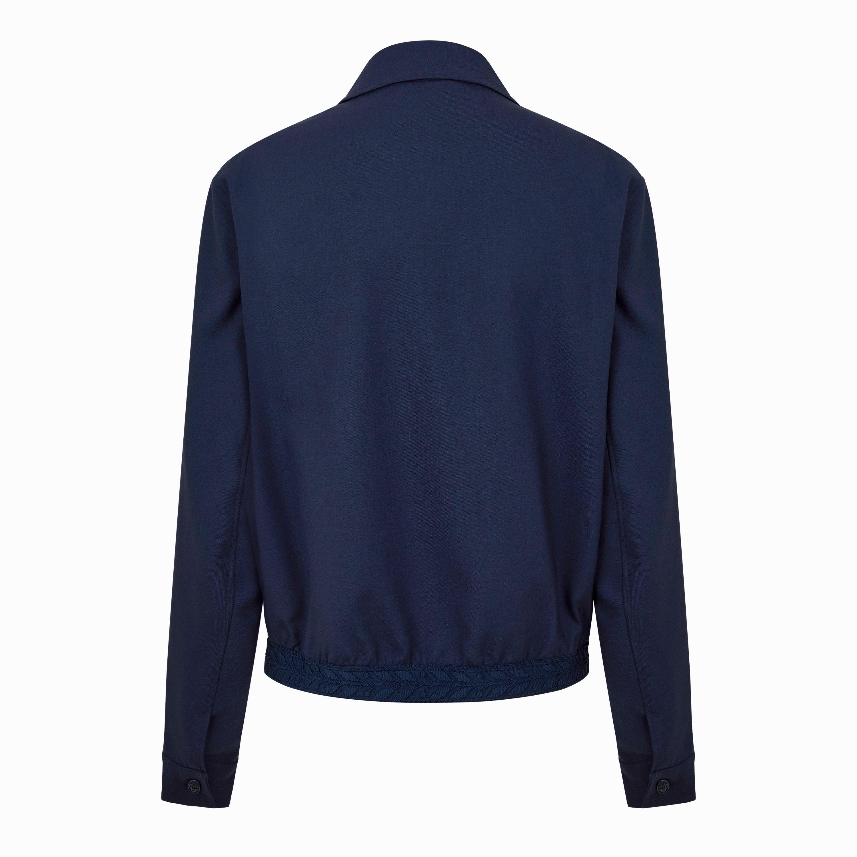 Navy - Casablanca - Men's Harrington Jacket - 2